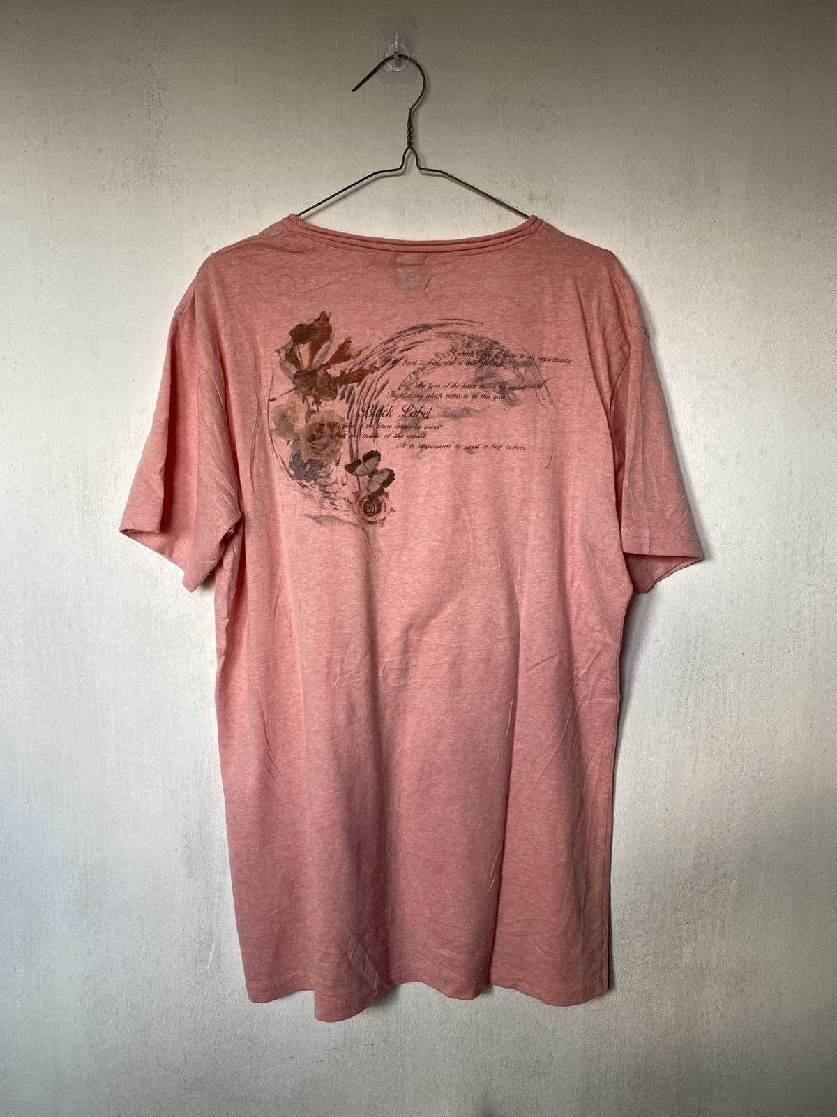 If Six Was Nine × Le Grande Bleu (L.G.B.) × semanticdesign Semantic Desgin Poem Butterfly Flower Tshirt Size US M / EU 48-50 / 2 - 2 Thumbnail