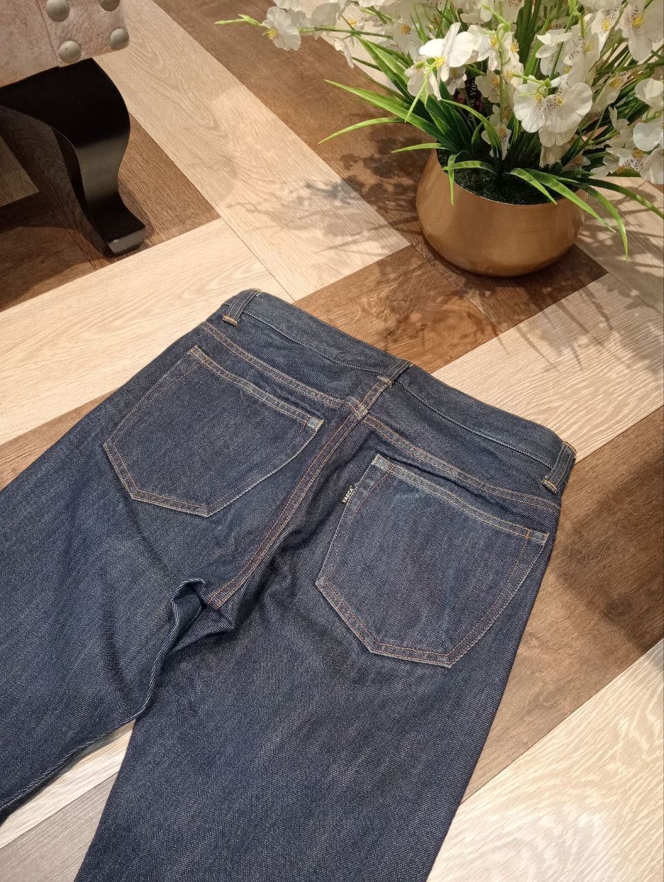 YAECA YAECA JAPAN 7-13W EXCLUSIVE FABRIC INDIGO DENIM PANTS Size US 29 - 10 Thumbnail