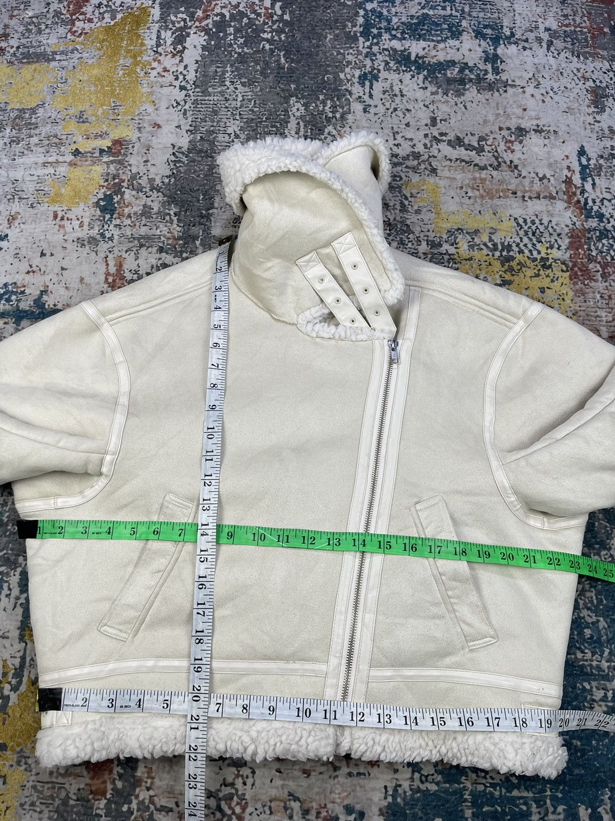 Japanese Brand Mercuryduo AW Faux Shearling Big Collar Bomber Jacket Size M / US 6-8 / IT 42-44 - 14 Thumbnail