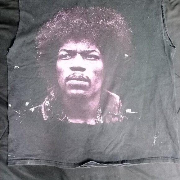 Other Vintage Winterland Jimi Hendrix T-Shirt Distressed Chopped Size US XL / EU 56 / 4 - 3 Thumbnail