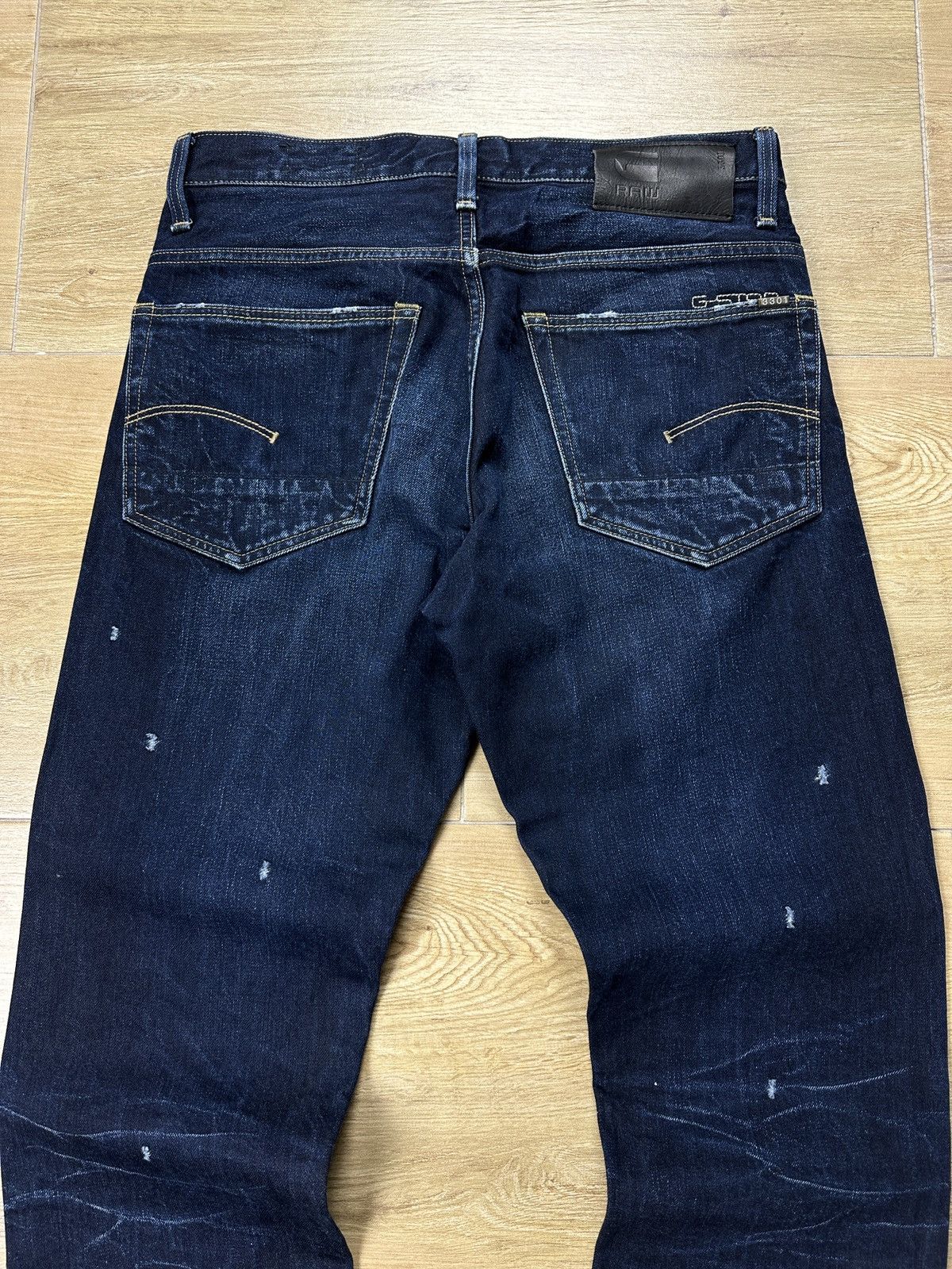 G-Star G-Star Raw 3301 Straight Denim Jeans Size US 31 - 11 Thumbnail