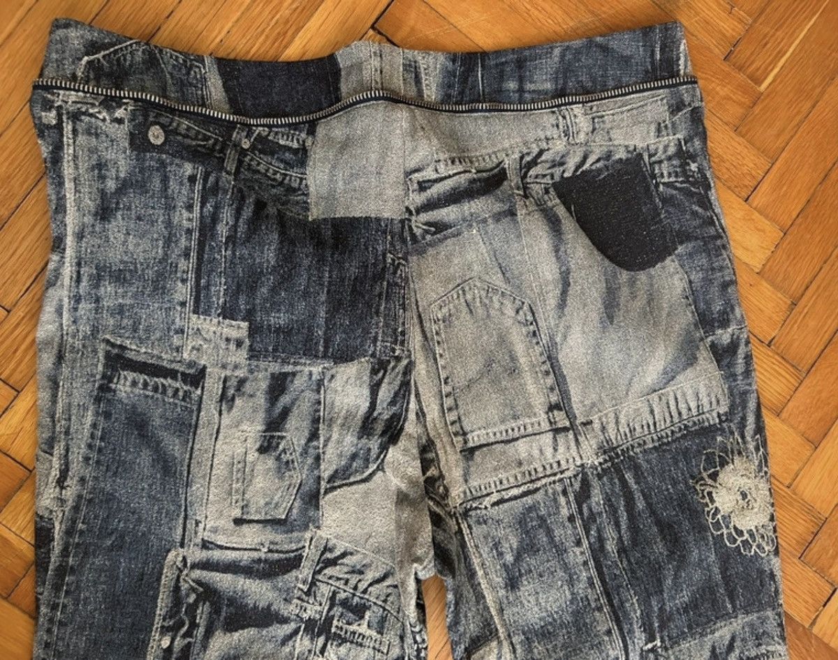 Jean Paul Gaultier Jean Paul Gaultier patchwork denim jeans pants Size 27" / US 4 / IT 40 - 8 Thumbnail