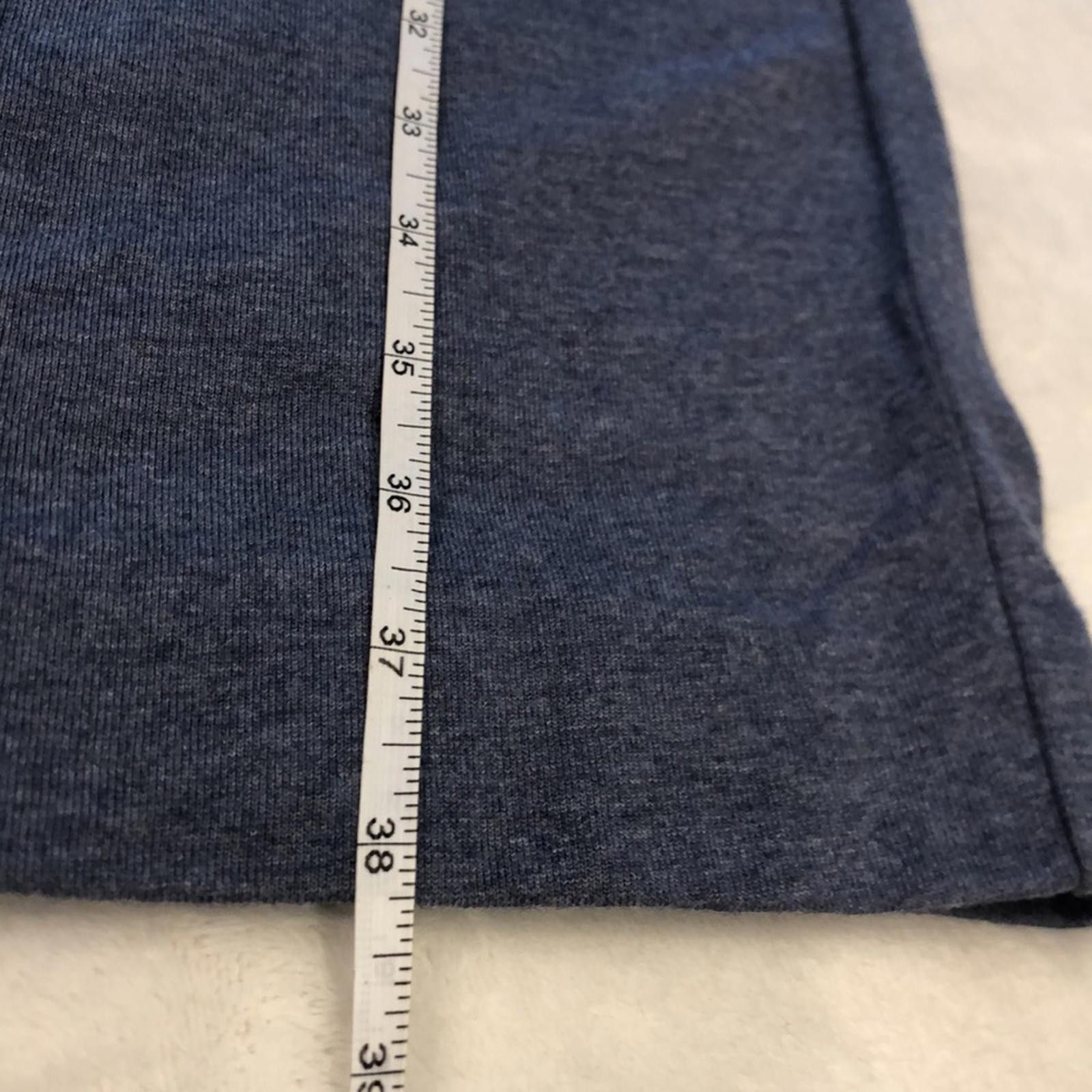 Other J. Jill Blue midi Tee shirt dress cropped sleeves soft SM Size S / US 4 / IT 40 - 10 Thumbnail