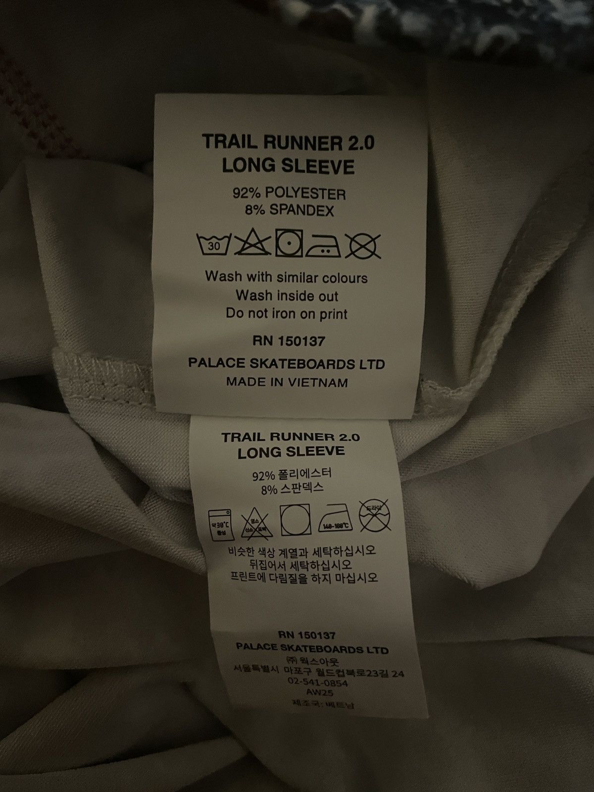 Palace Palace Trail Runner 2.0 Longsleeve Realtree Aspect Size US L / EU 52-54 / 3 - 6 Thumbnail