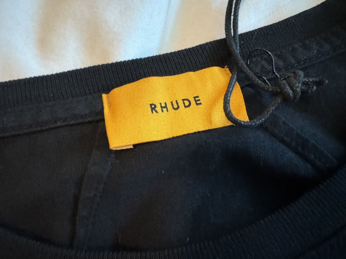Rhude Rhude - Moonlight Tee - Black/Yellow/Gold Size US L / EU 52-54 / 3 - 3 Thumbnail