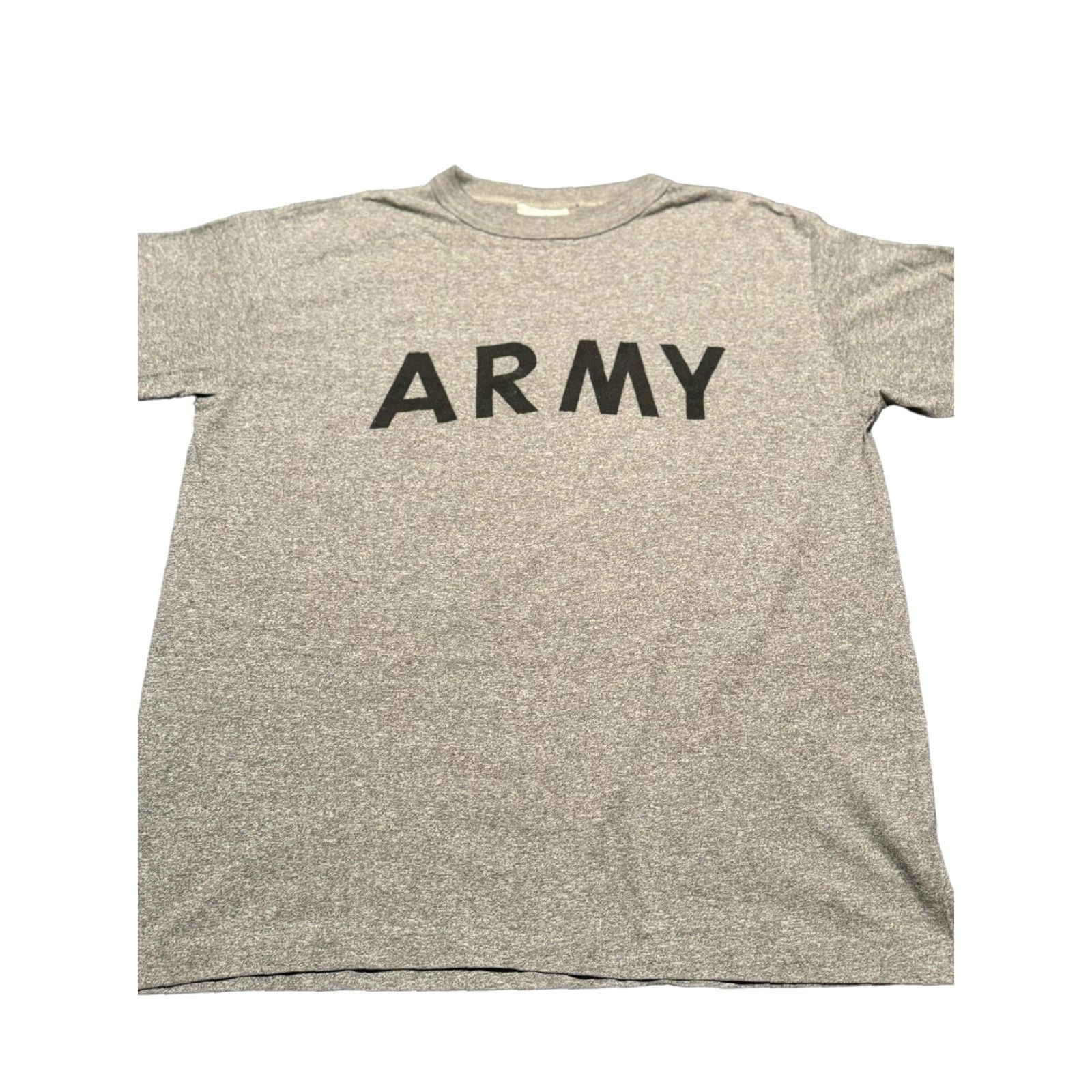 Vintage VINTAGE US Army Physical Fitness Uniform T-Shirt Mens Medium Gray Short Sleeve 80s USA Single Stitch Size US M / EU 48-50 / 2 - 2 Thumbnail