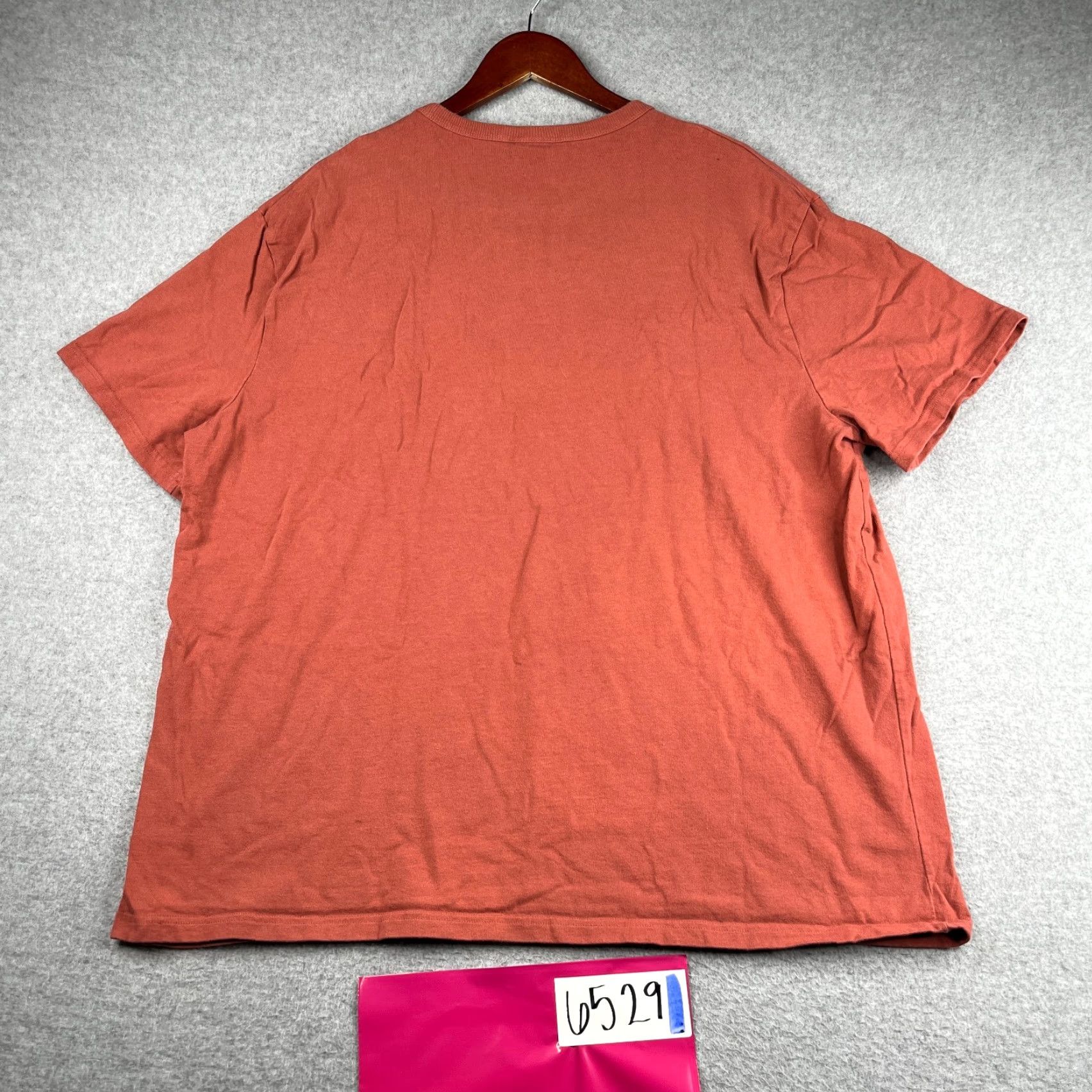 Champion Champion T Shirt 2X Brick Red Textured Patch Logo Casual Mens Shirt Size US XXL / EU 58 / 5 - 5 Thumbnail