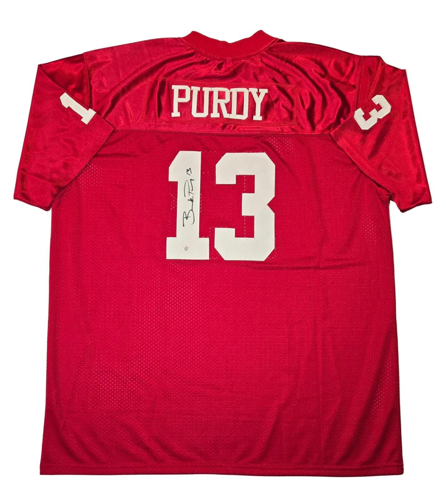 Other Brock Purdy 49ers signed football jersey PAAS COA (XL) Size ONE SIZE - 2 Thumbnail
