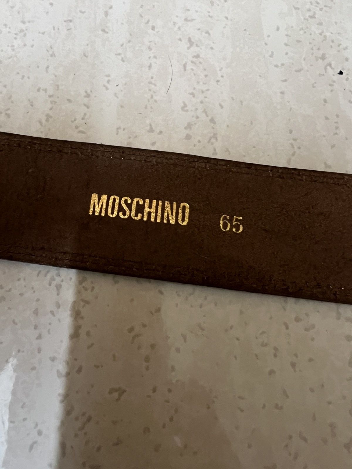 Moschino Moschino transparent and leather belt Size ONE SIZE - 4 Thumbnail