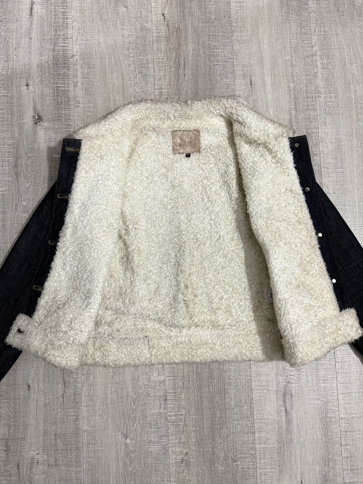 Evisu Evisu sherpa denim jacket Size L / US 10 / IT 46 - 8 Thumbnail