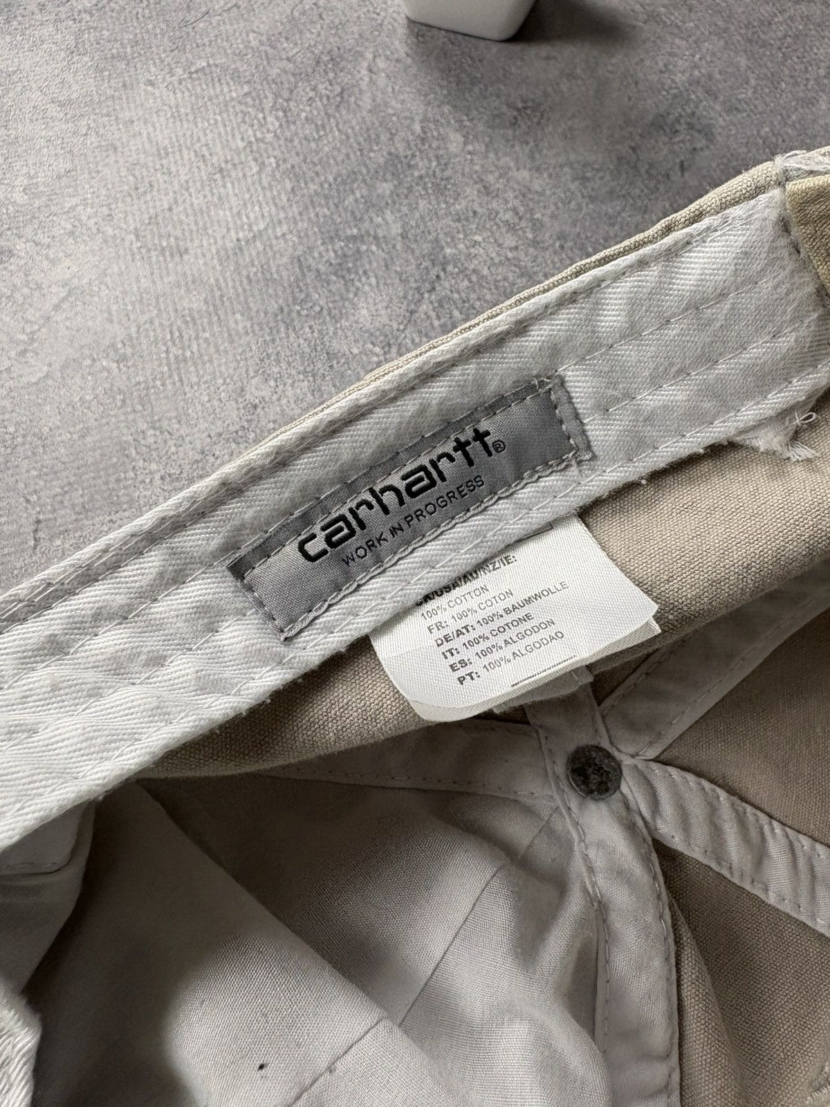 Carhartt CARHARTT Hype Big Leather Brown Logo Streetwear Casual Rare Size ONE SIZE - 6 Thumbnail