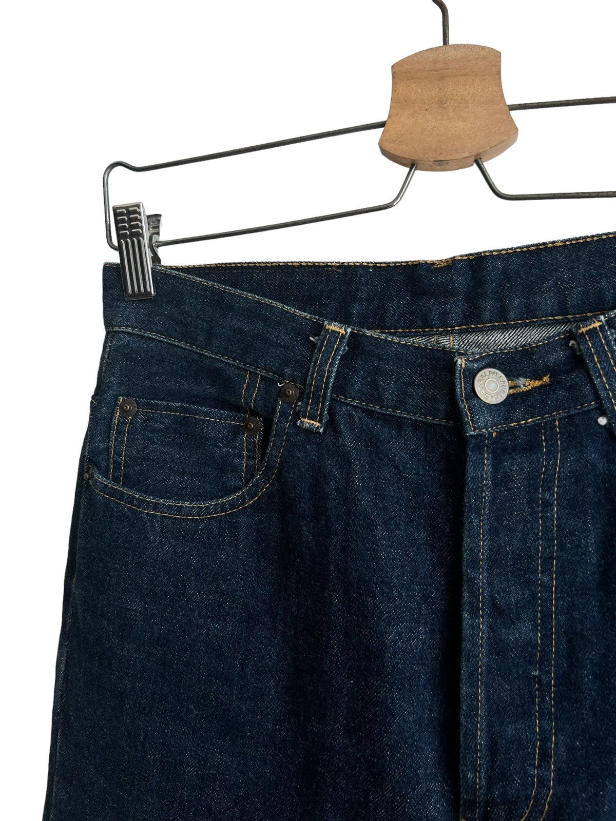 RRL Ralph Lauren 1980s Double RL RRL 🇺🇸 Regular Fit Baggy Selvaged Denim Size US 29 - 10 Thumbnail