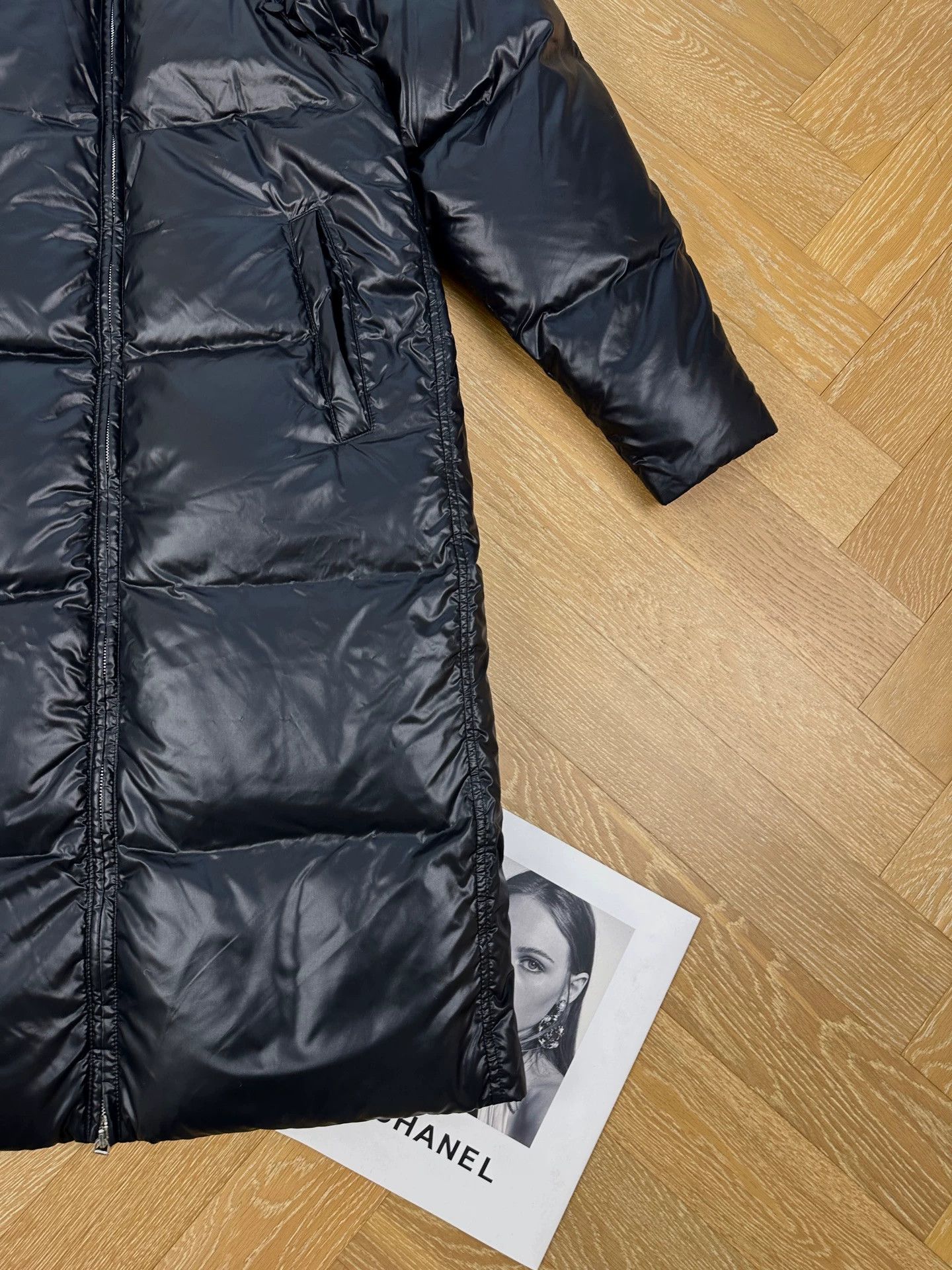 Thom Browne TB deconstructed removable long down coat women's black Size M / US 6-8 / IT 42-44 - 3 Thumbnail