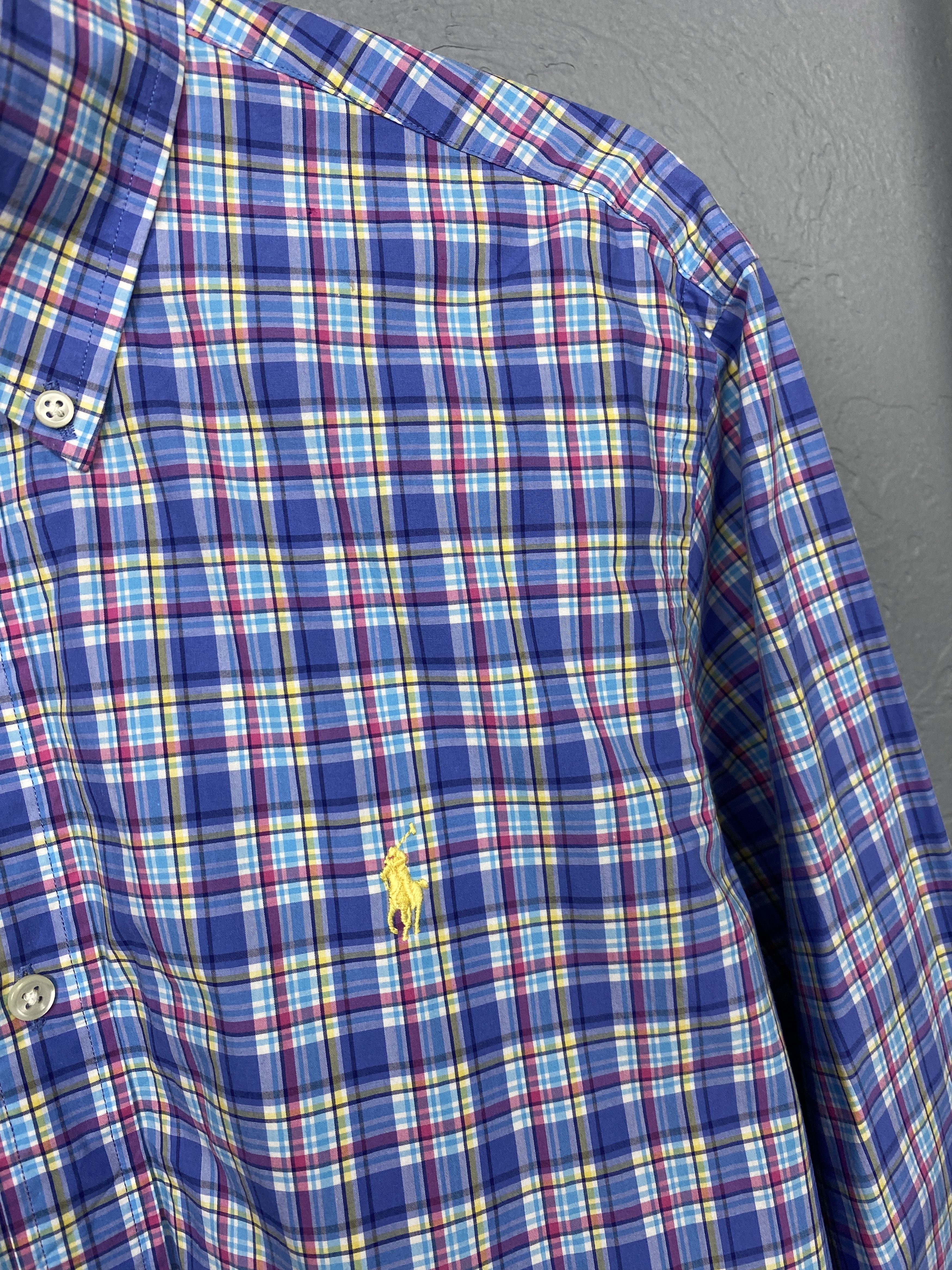 Polo Ralph Lauren Polo Ralph Lauren Vintage Mens Plaid Shirt Size US M / EU 48-50 / 2 - 3 Thumbnail
