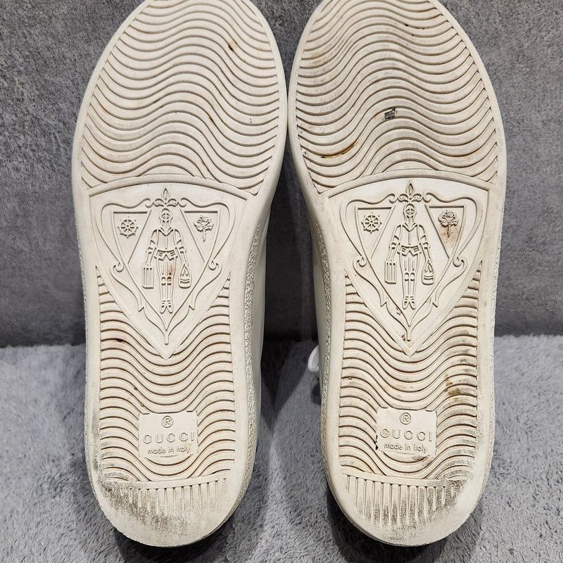 Gucci Gucci ACE Tennis White Leather Sneakers for Women - Size US 5 / IT 35 - 3 Thumbnail