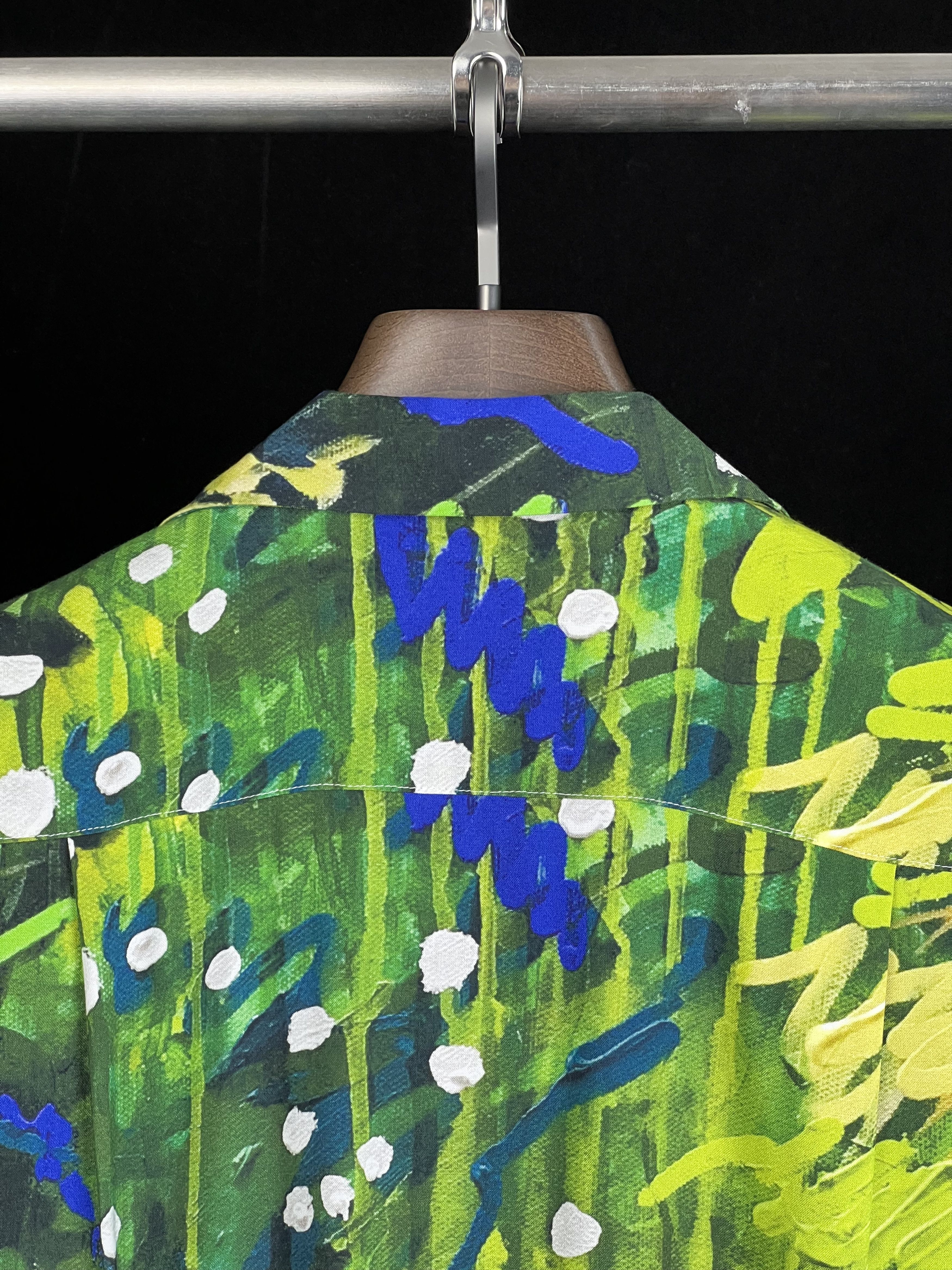 Japanese Brand UNWORN* JP Artist Painting shirt short sleeve Size US M / EU 48-50 / 2 - 8 Thumbnail