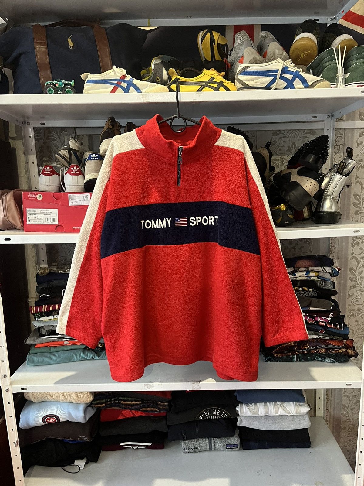 Tommy Hilfiger Mens Fleece Jacket Tommy Sport Hilfiger Vintage Size L Size US XL / EU 56 / 4 - 1 Thumbnail