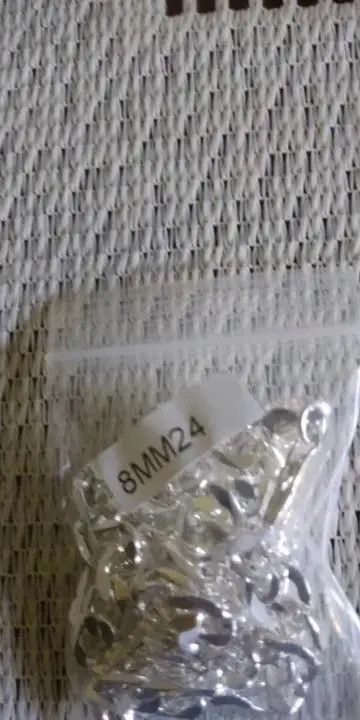 Jewelry 8MM Cuban Chain Necklace Size ONE SIZE - 2 Thumbnail