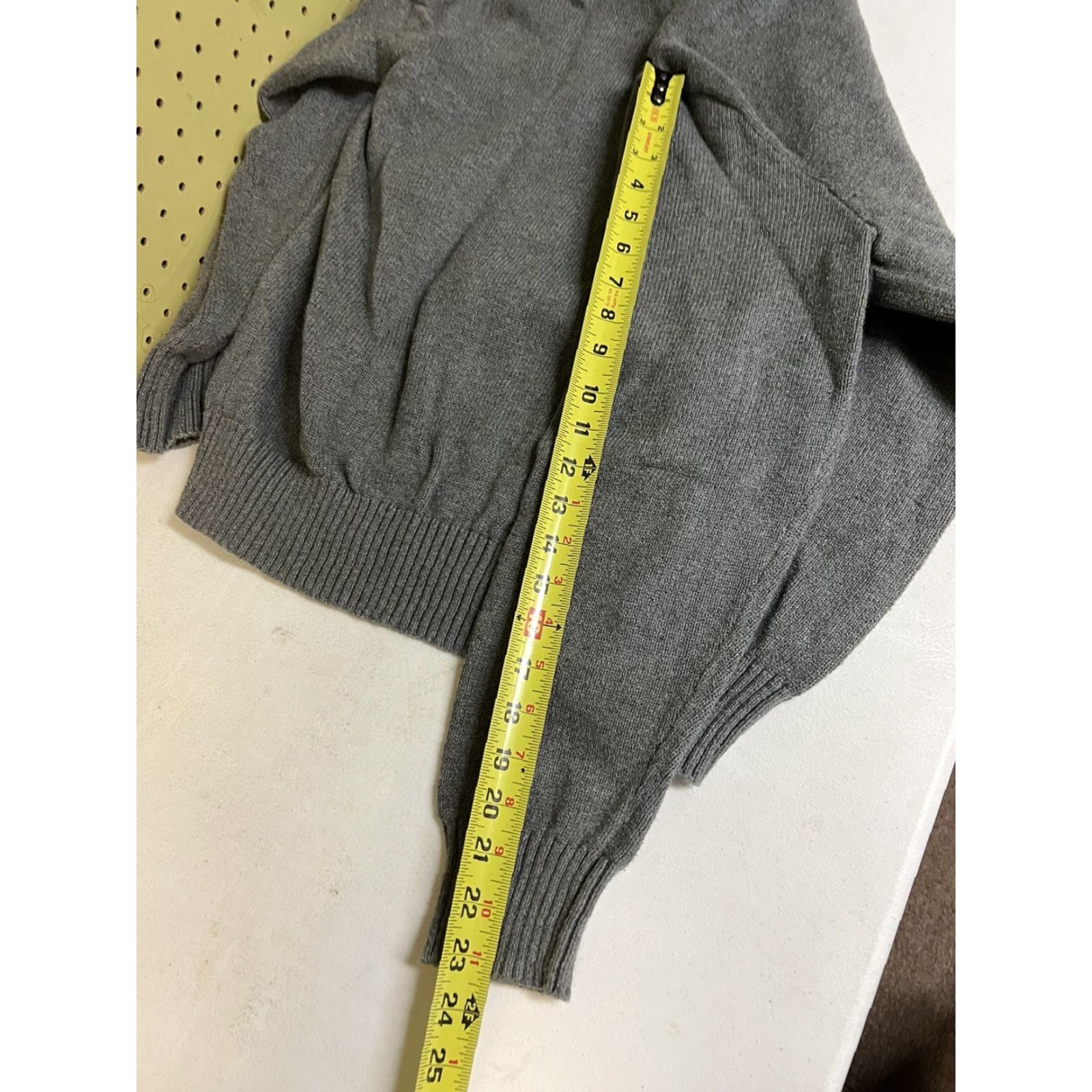 Polo Ralph Lauren VINTAGE Polo Ralph Lauren Sweater Mens XL Gray Collared Long Sleeve Logo Embroidered 1/4 Button Zipper Pullover Knit Regular Shirt? Size US XL / EU 56 / 4 - 5 Thumbnail