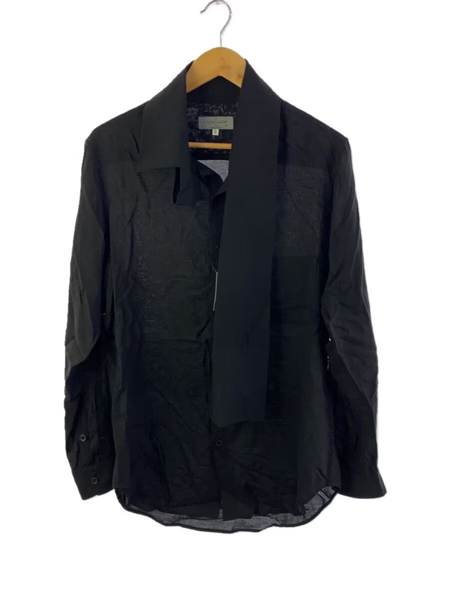Yohji Yamamoto yohji yamamoto POUR HOMMEBLK/plain long sleeve shirt Size US M / EU 48-50 / 2 - 1 Thumbnail