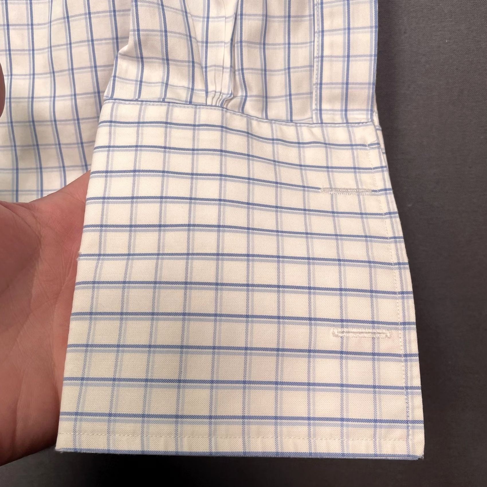 Brooks Brothers Brooks Brothers Shirt Mens Medium 15.5 33 White Blue Check Non-Iron Long Sleeve Button-Up Dress Shirt Regular Fit Collared Size US M / EU 48-50 / 2 - 3 Thumbnail