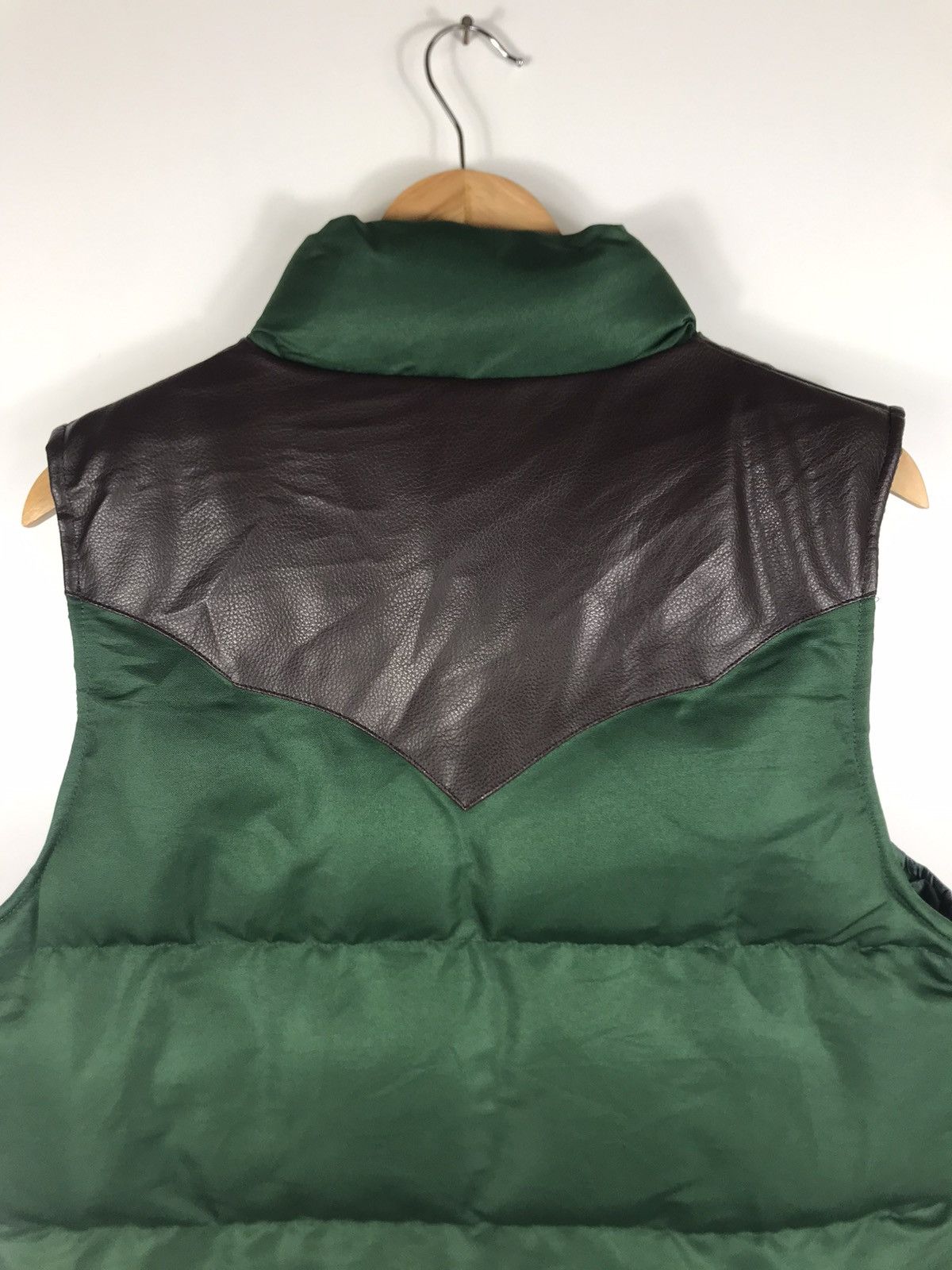 Leather ⚡️Vintage Climle Skin On Top Puffer Vest Jacket Size US L / EU 52-54 / 3 - 16 Thumbnail