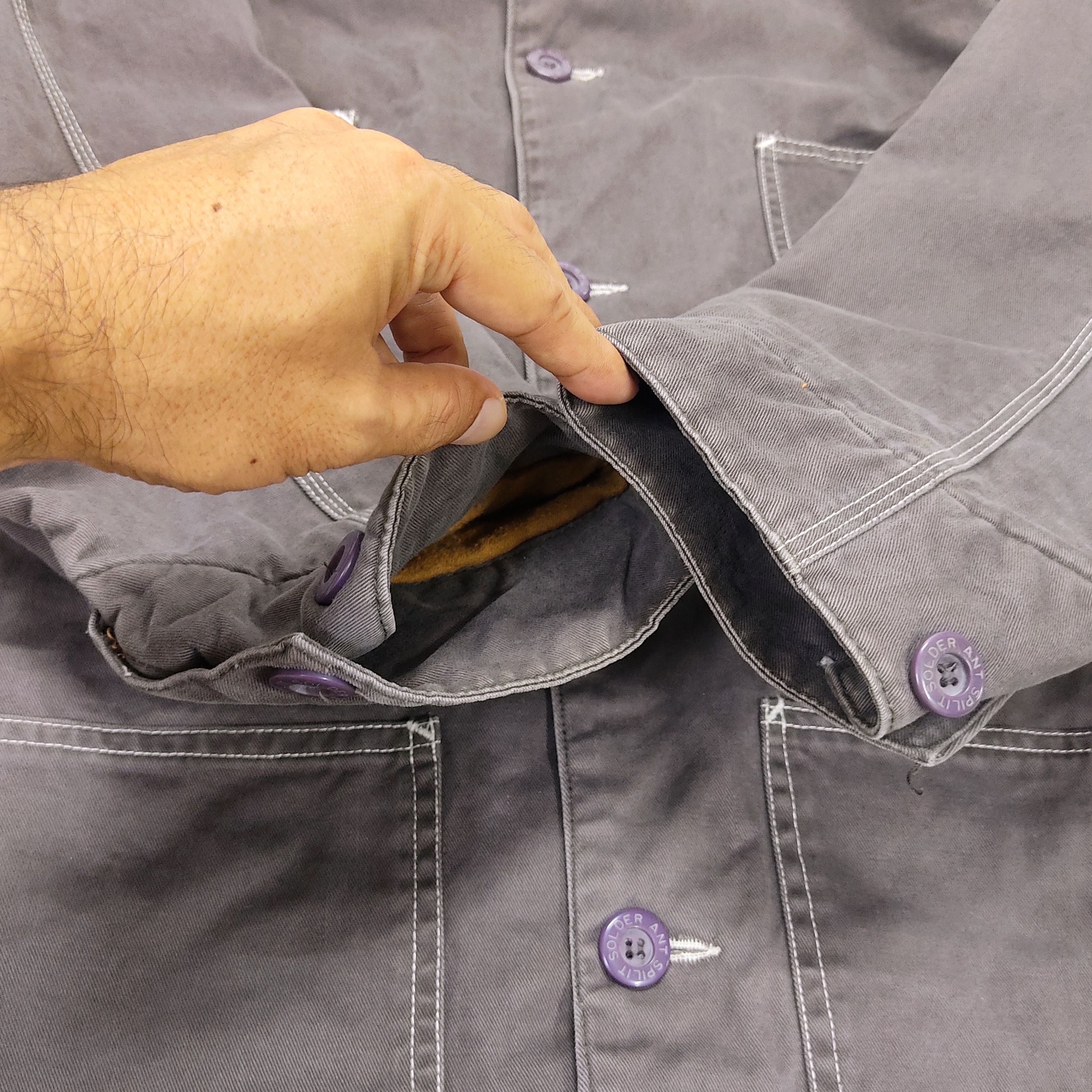 Japanese Brand SPIDER ANT Lined Chore Jacket Kapital Inspired Size US M / EU 48-50 / 2 - 12 Thumbnail