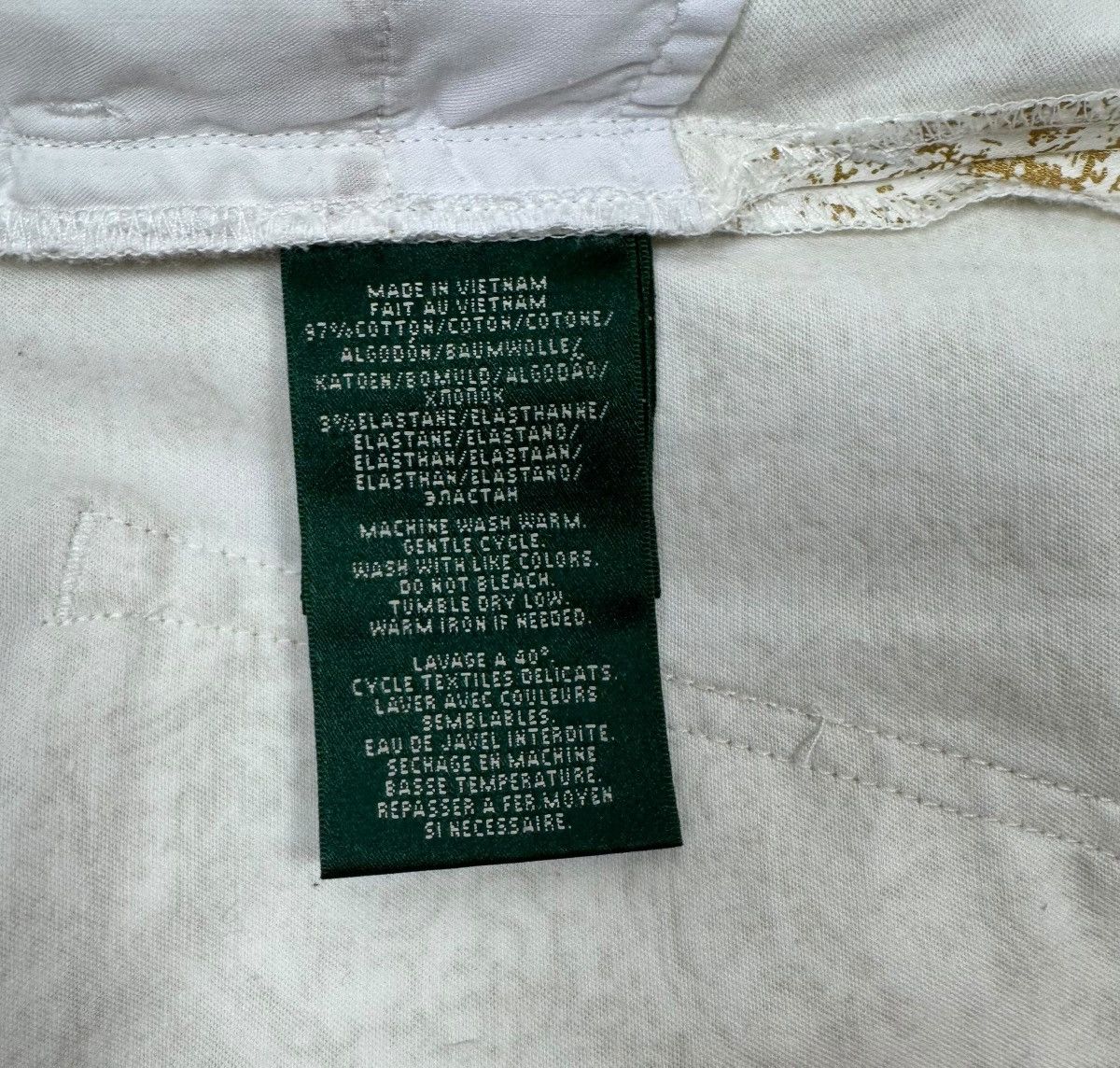 Lauren Ralph Lauren Lauren Ralph Lauren Chino Pants Gold Paisley Printed size 10 Size 32" / US 10 / IT 46 - 14 Thumbnail
