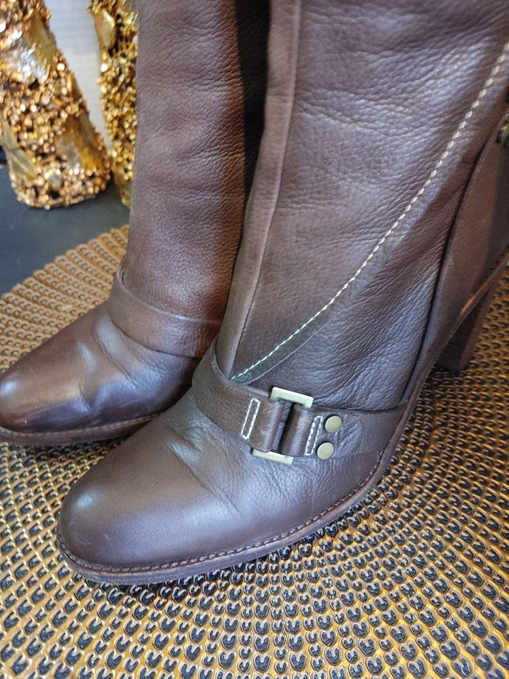 Bcbgmaxazria BCBGMAX Azria Steampunk Style Leather Boots Size 9 Size US 9 / IT 39 - 5 Thumbnail