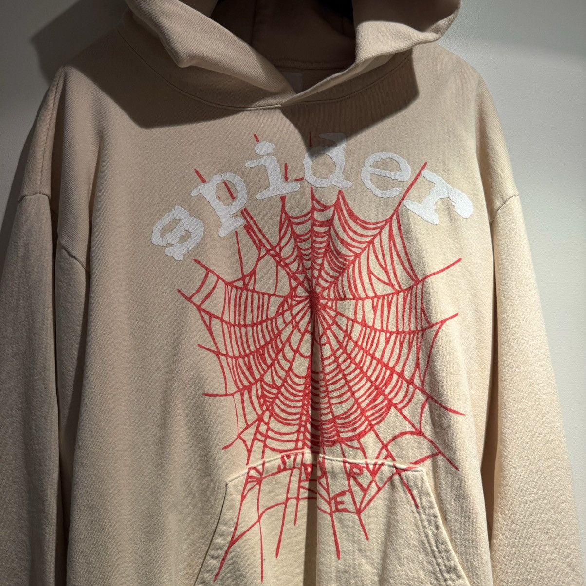 Sp5der Rare OG first Spider hoodie beige Size US L / EU 52-54 / 3 - 2 Thumbnail