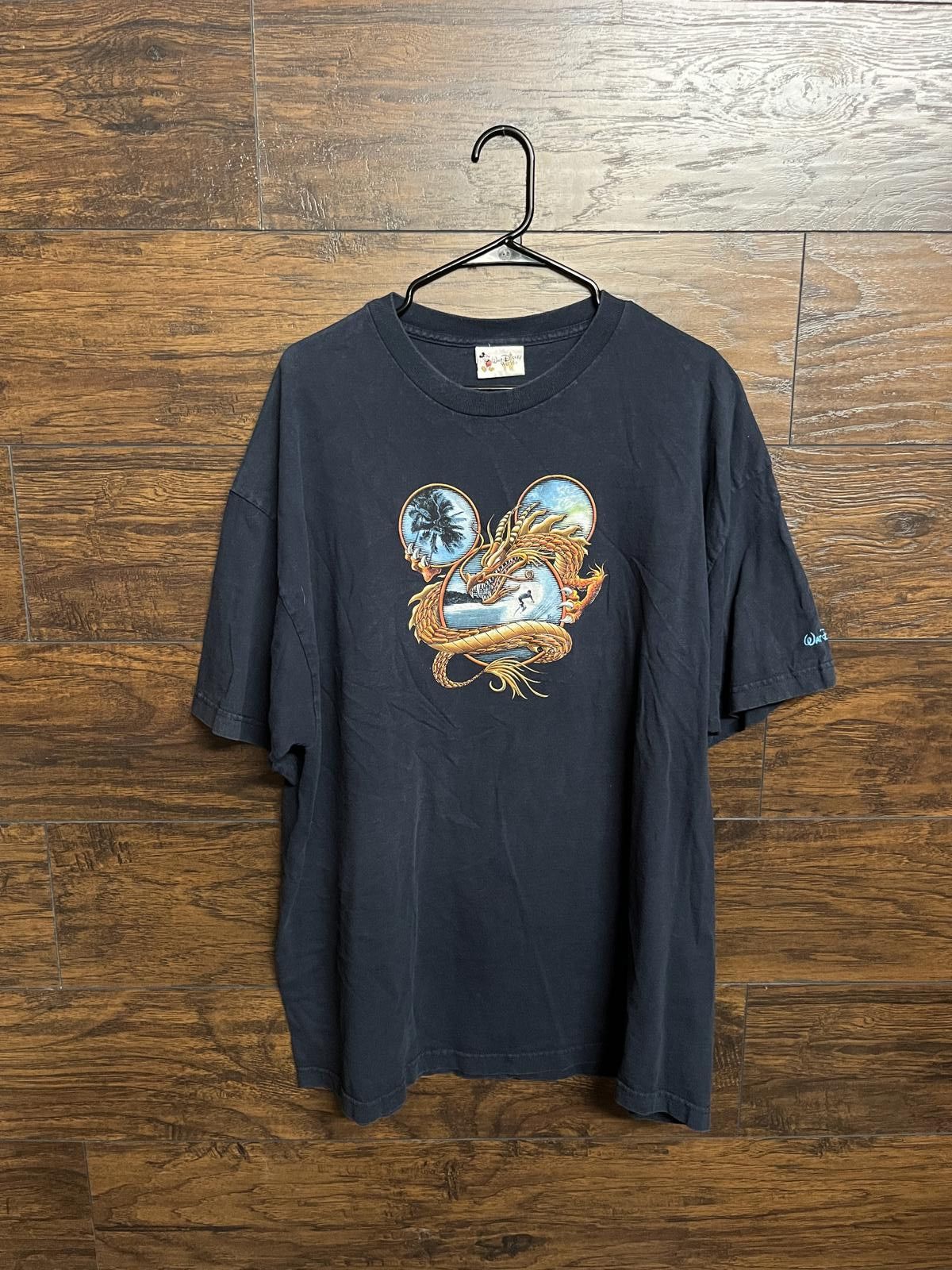 Disney Surfing x Mickey Mouse Ears T-shirt -2000 Year of the Dragon Size US XL / EU 56 / 4 - 1 Thumbnail