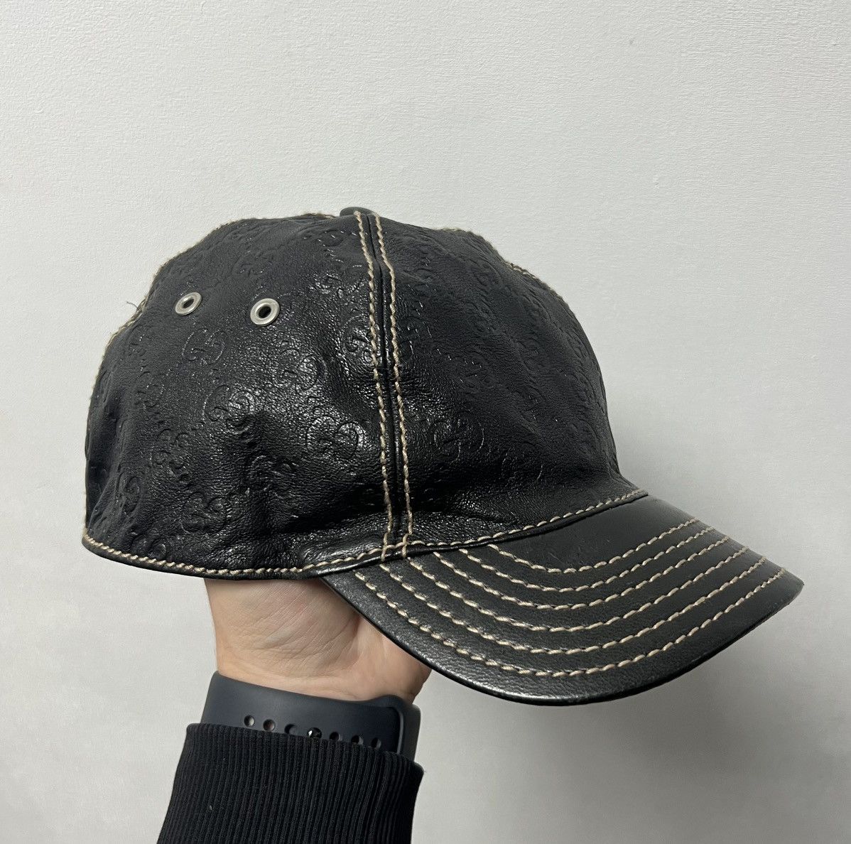 Gucci Vintage Gucci Cap Monogram Size ONE SIZE - 1 Thumbnail