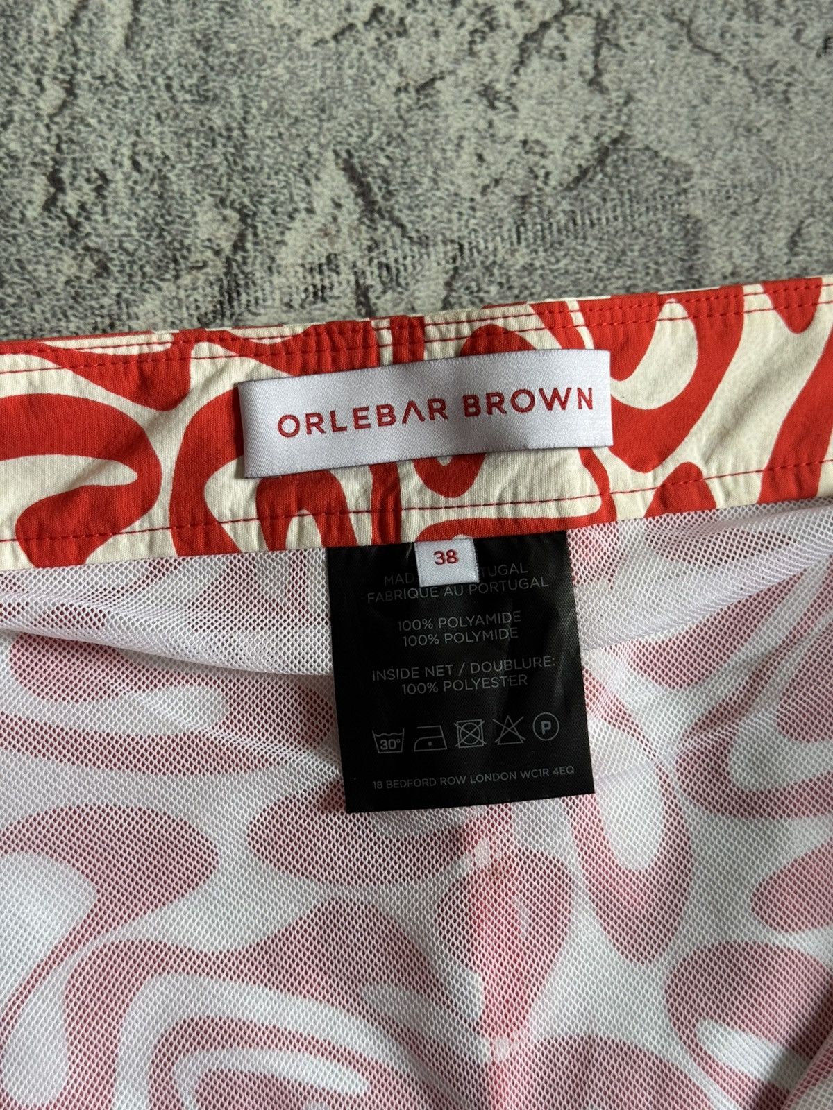 Orlebar Brown Orlebar Brown Bulldog Swim Shorts Sz 38 Abstract Swirl Print Size US 38 / EU 54 - 10 Thumbnail