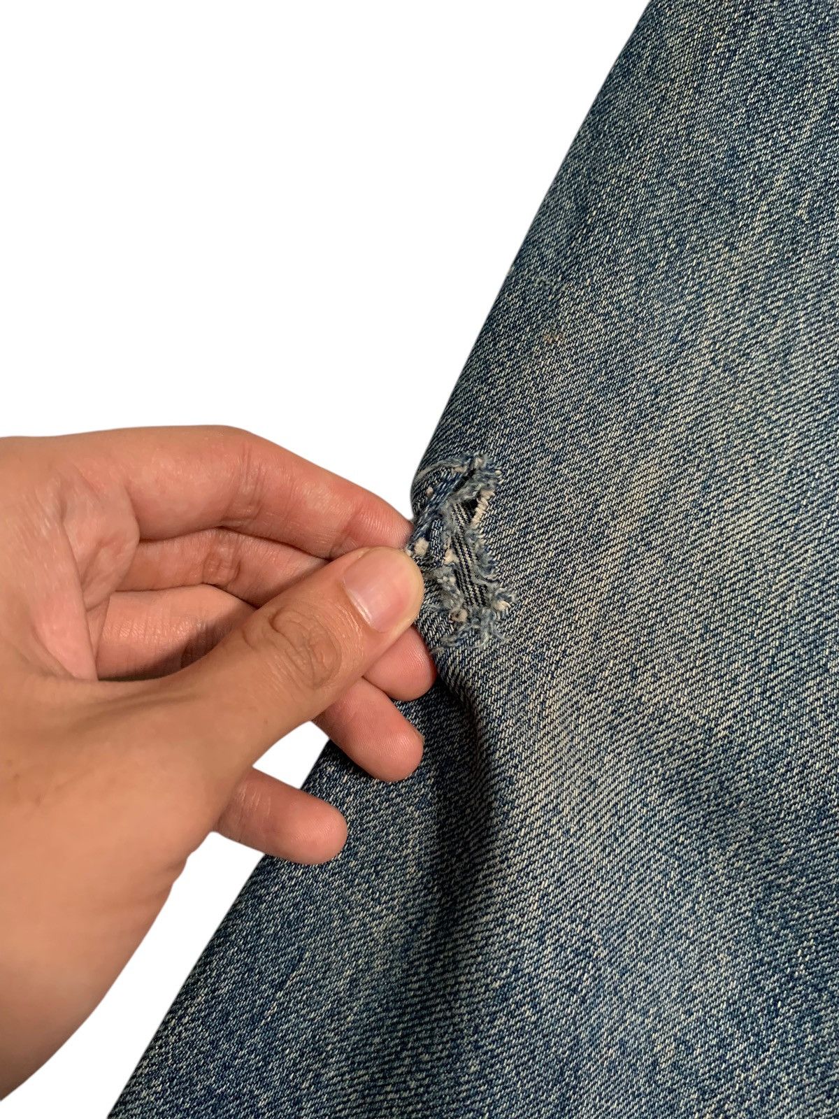 Kapital BARTACK SELVEDGE RUSTY BUTTON FLY JAPANESE DISTRESSED DENIM Size US 28 / EU 44 - 17 Thumbnail