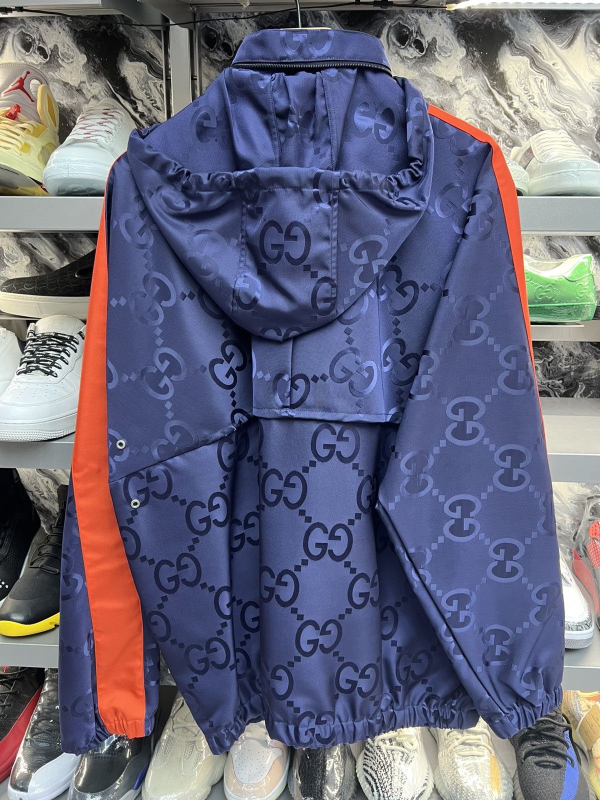 Gucci Gucci Nylon Monogram Hoodie Size US XL / EU 56 / 4 - 2 Thumbnail