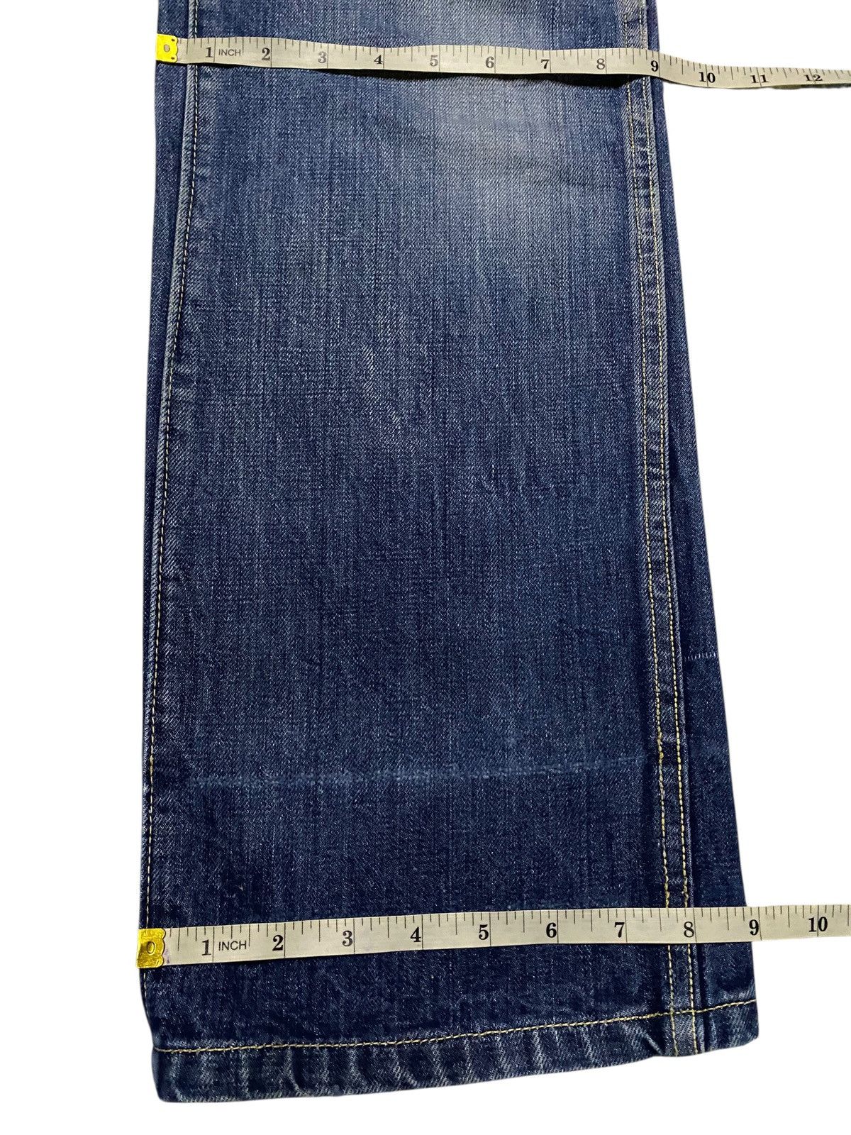 Blue Blue Japan Blue Way Distressed Baggy Overall Size US 33 - 16 Thumbnail