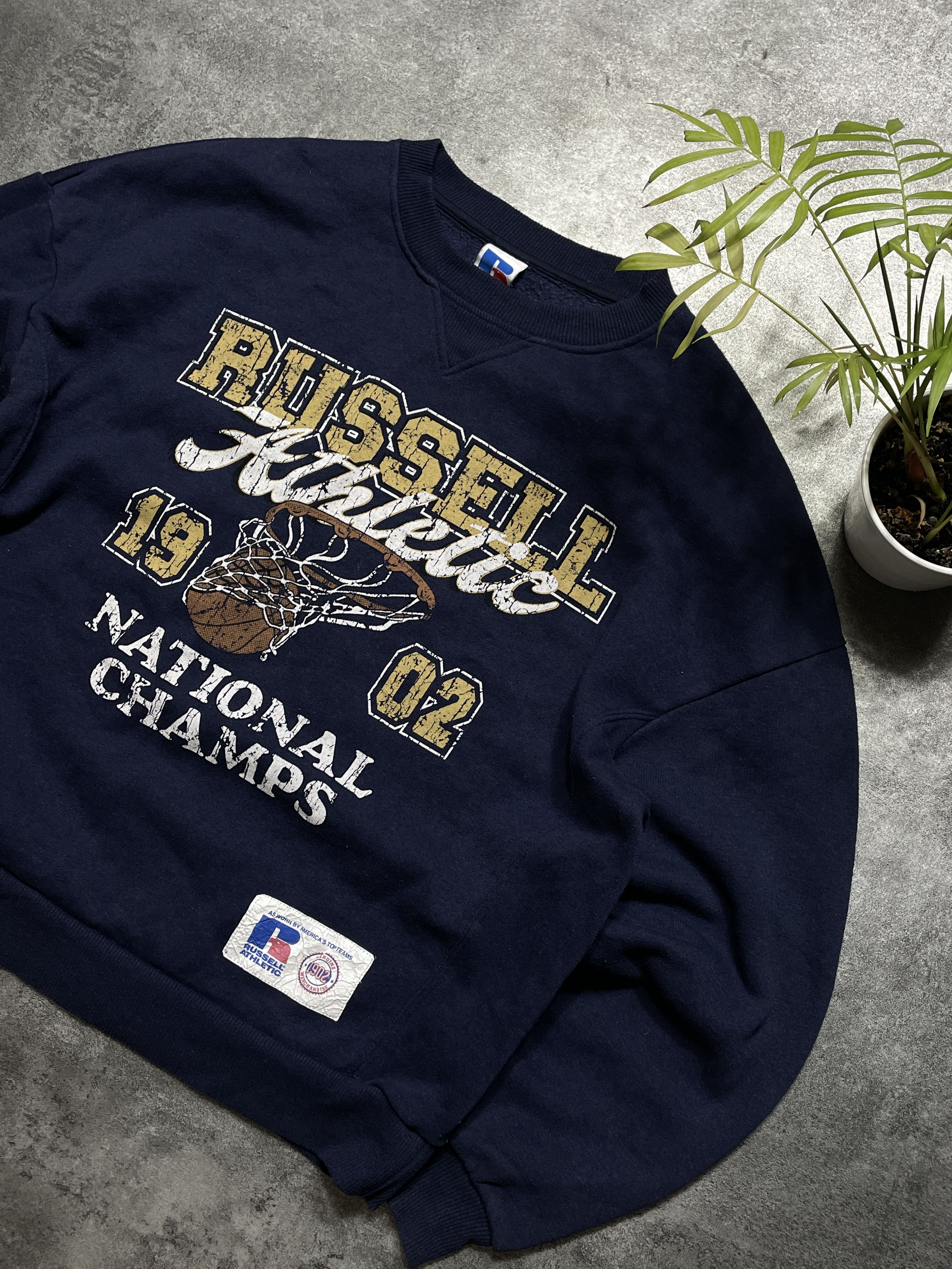 Russell Athletic ❗️RARE❗️Vintage Y2K Russell Athletic Sweatshirt Boxy Size US XS / EU 42 / 0 - 2 Thumbnail
