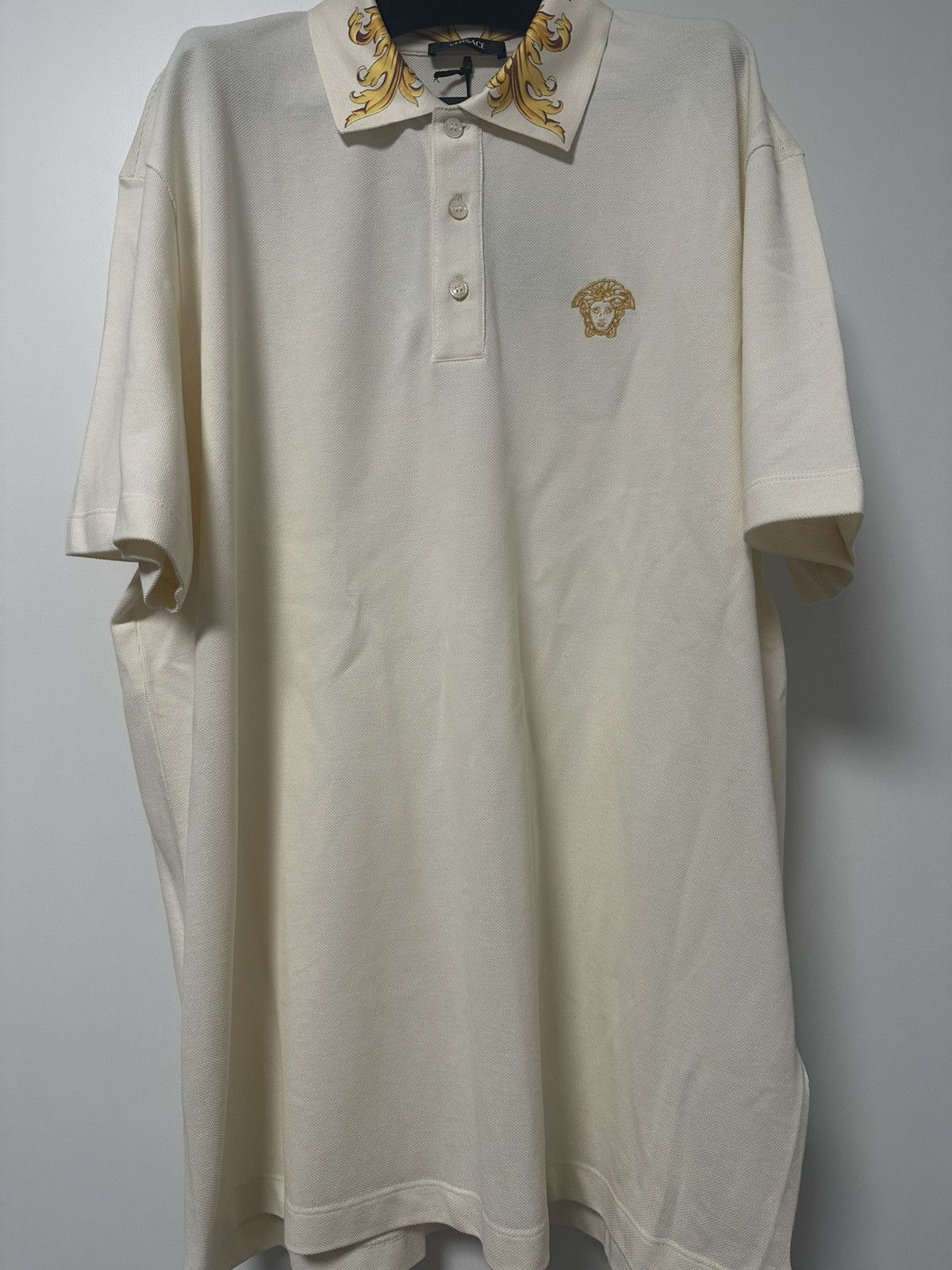 Versace Versace Baroque Polo Shirt Size US XXL / EU 58 / 5 - 2 Thumbnail