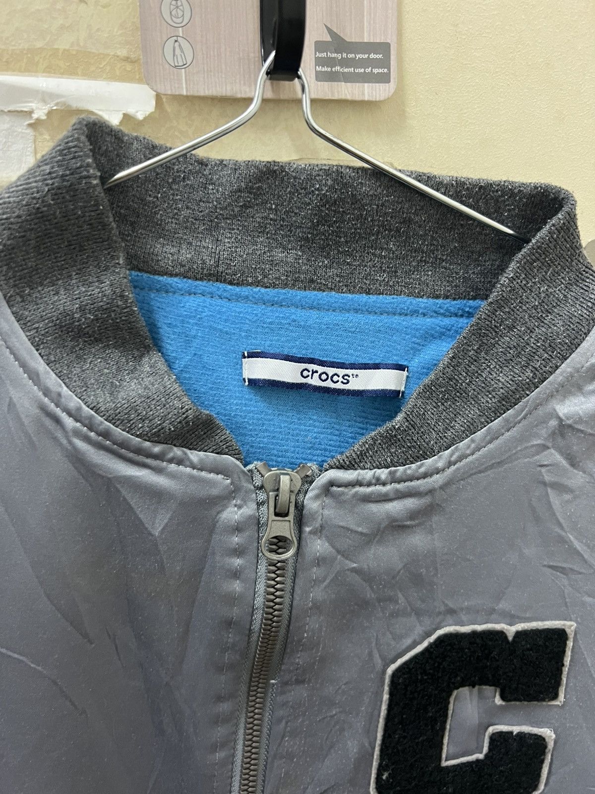 Crocs Bomber jacket crocs zipper grey Size US S / EU 44-46 / 1 - 3 Thumbnail