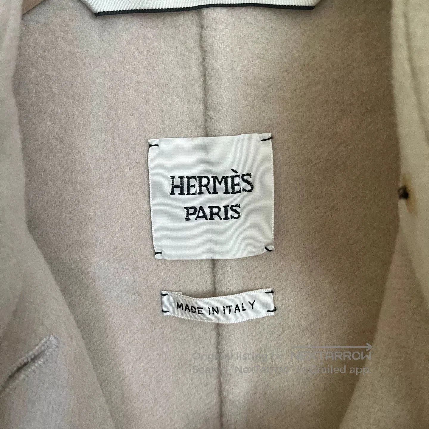 Hermes Hermes Beige Cashmere Coat Size 32. Size US M / EU 48-50 / 2 - 5 Thumbnail