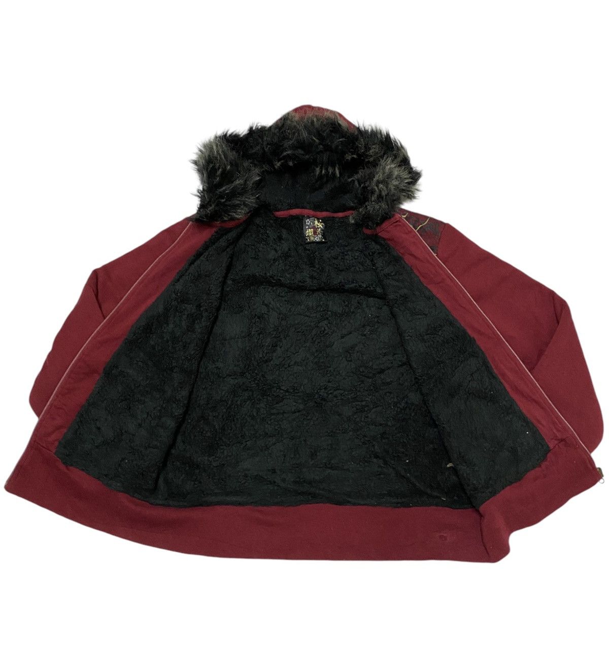 Bullet Noise × Japanese Brand Bullet Noise Dragon Screen Fur Hoodie Sweatshirt (C3) Size US L / EU 52-54 / 3 - 5 Thumbnail