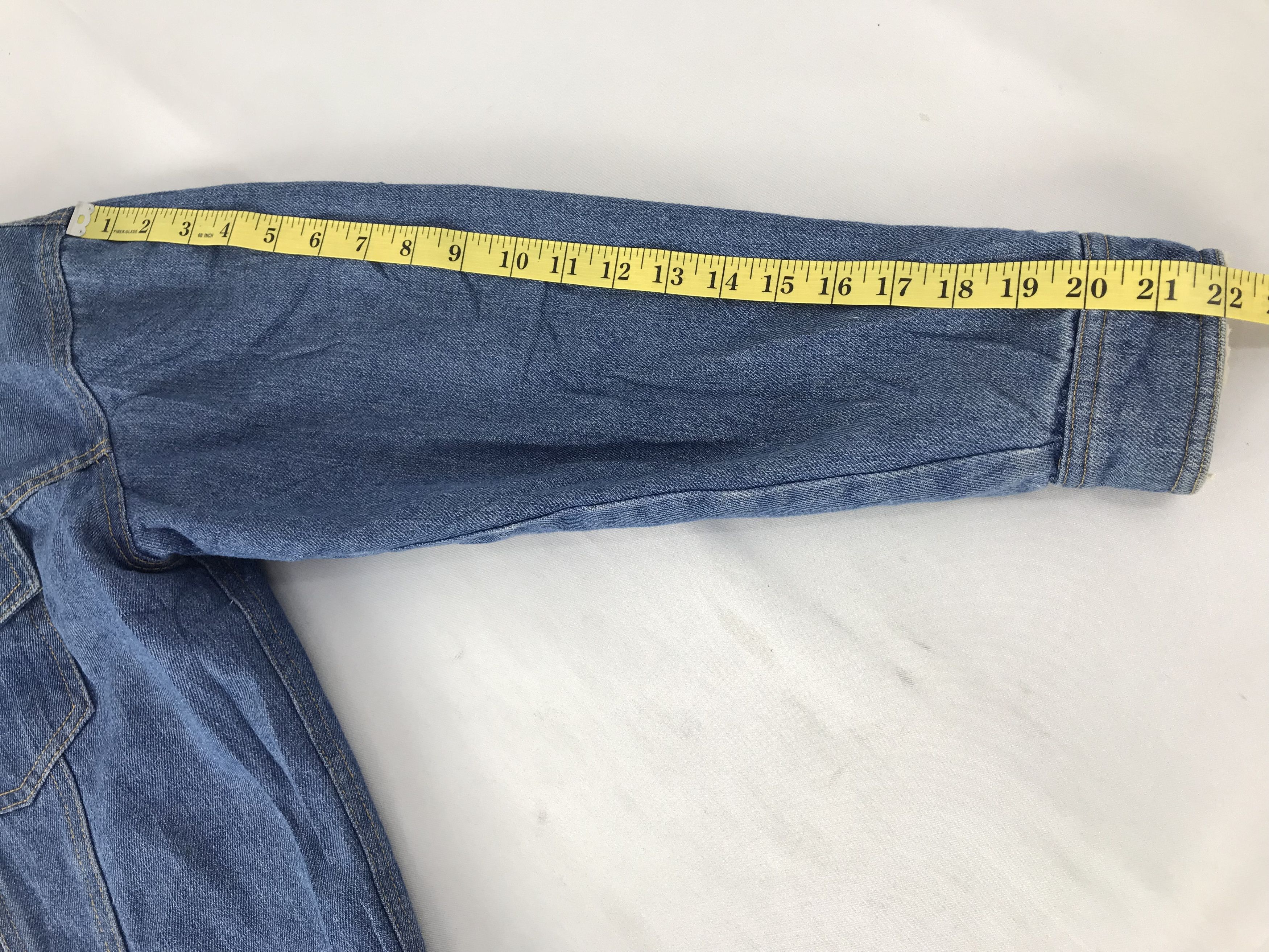 Japanese Brand Chain Reaction Sherpa Shearling Denim Padded Full Button Size US M / EU 48-50 / 2 - 13 Thumbnail