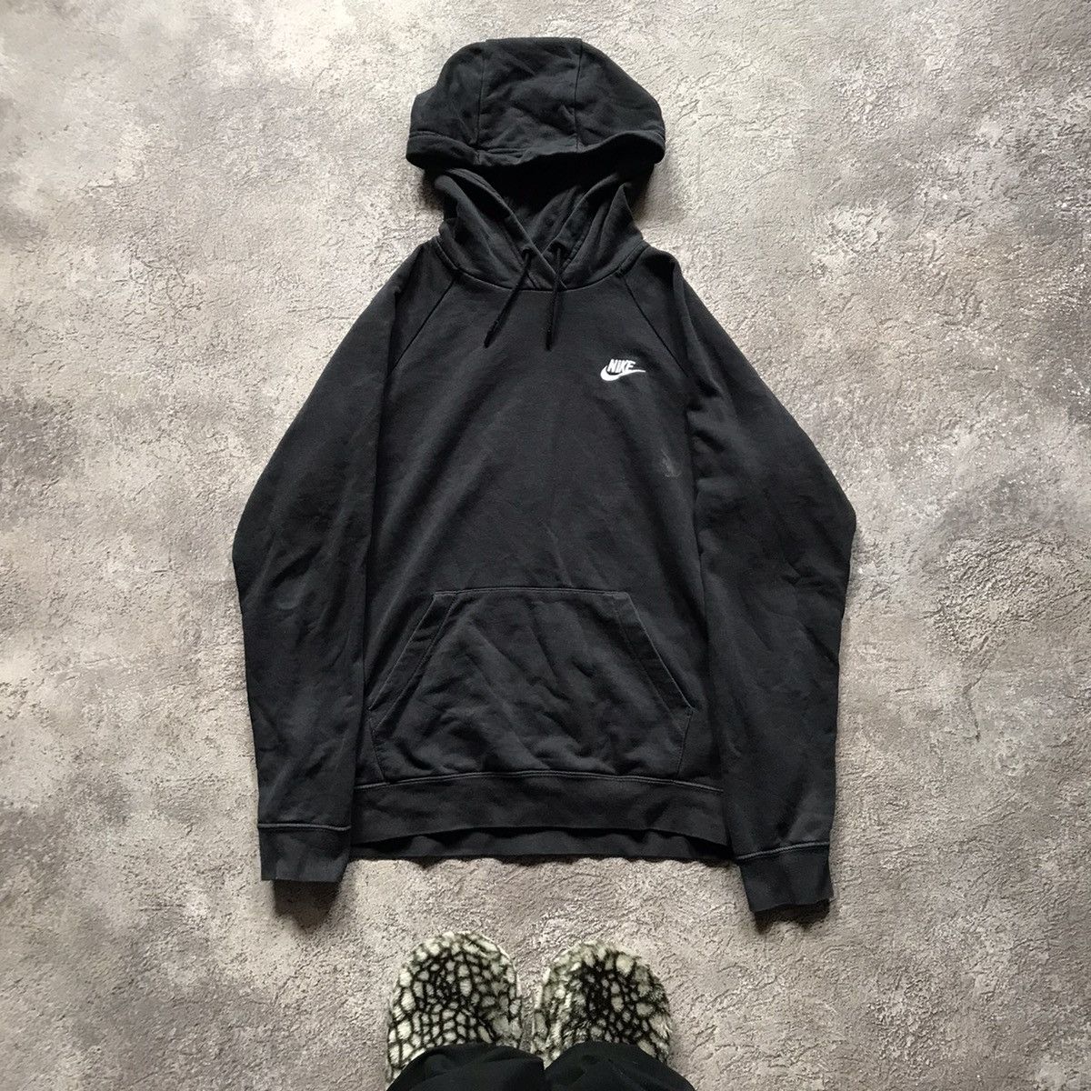 Vintage Vintage 90s Nike Hoodie Swoosh Logo Streetwear Skate Baggy L Size US L / EU 52-54 / 3 - 1 Thumbnail
