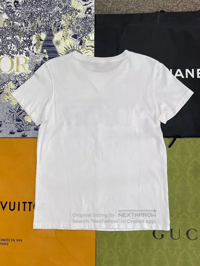 Dior Dior Size12+ Pin-embroidered short-sleeved T-shirt Size 4XL / US 24-26 - 2 Thumbnail