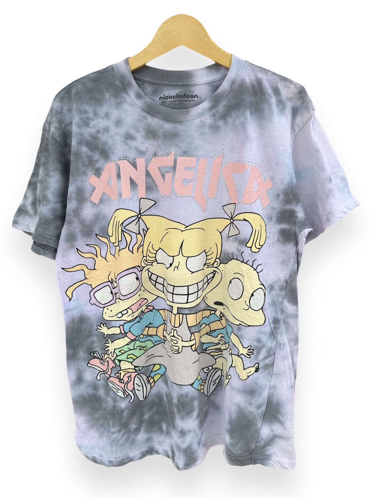 image of Hysteric Glamour x Movie Rugrats Angelica Movie Tshirt in Tie Dye, Men's (Size Large)