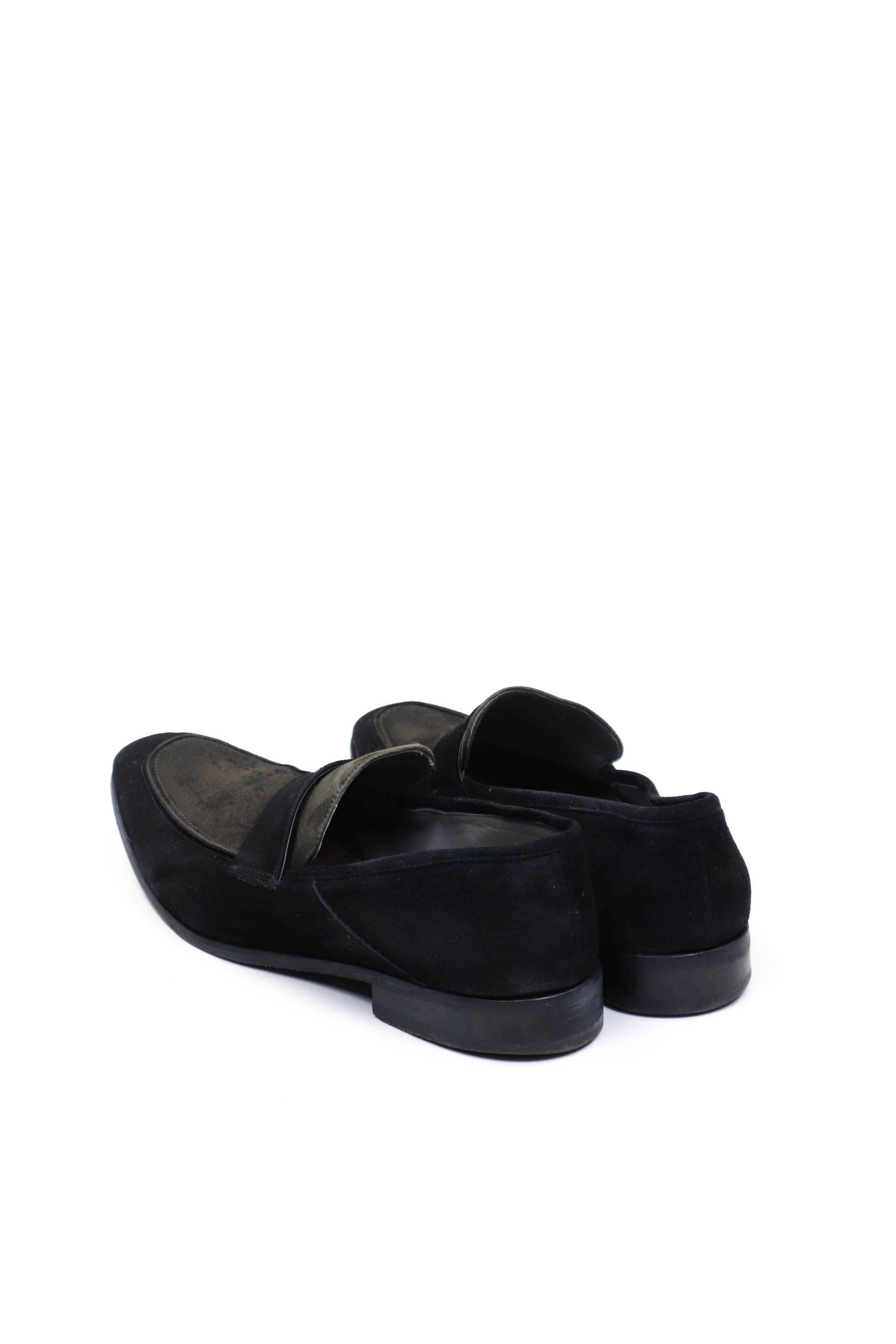 John Richmond Vintage John Richmond Black Suede Leather Loafers Shoes Size US 9.5 / EU 42-43 - 4 Thumbnail