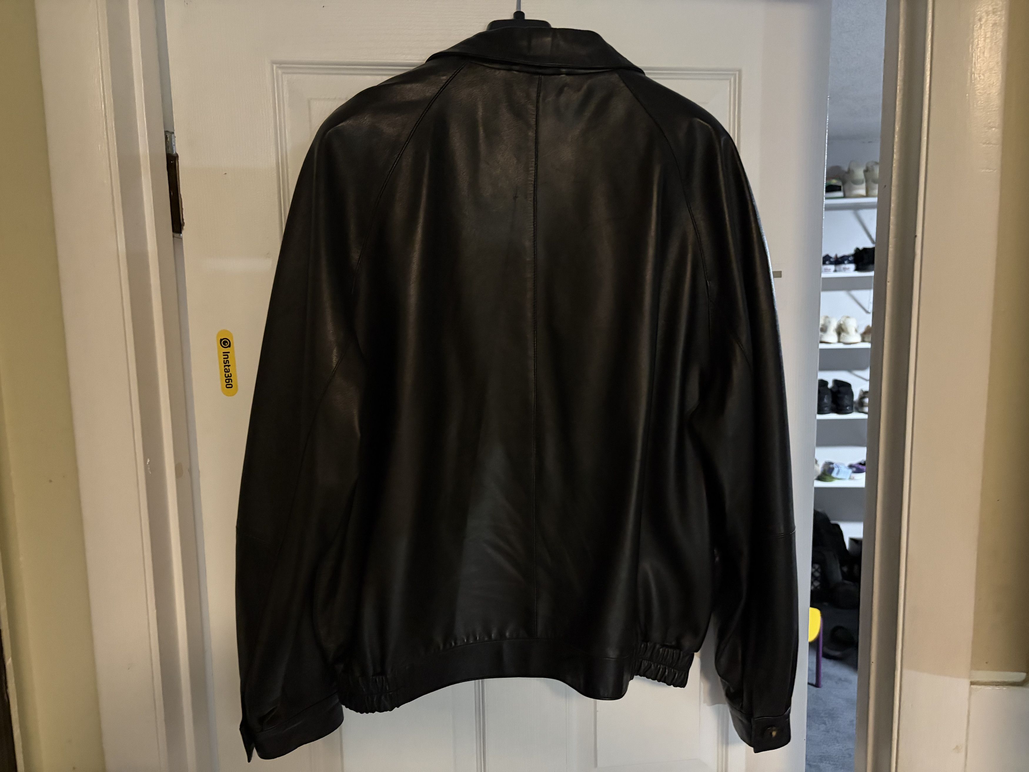 Salvatore Ferragamo Ferragamo Leather Jacket Size US XXL / EU 58 / 5 - 3 Thumbnail