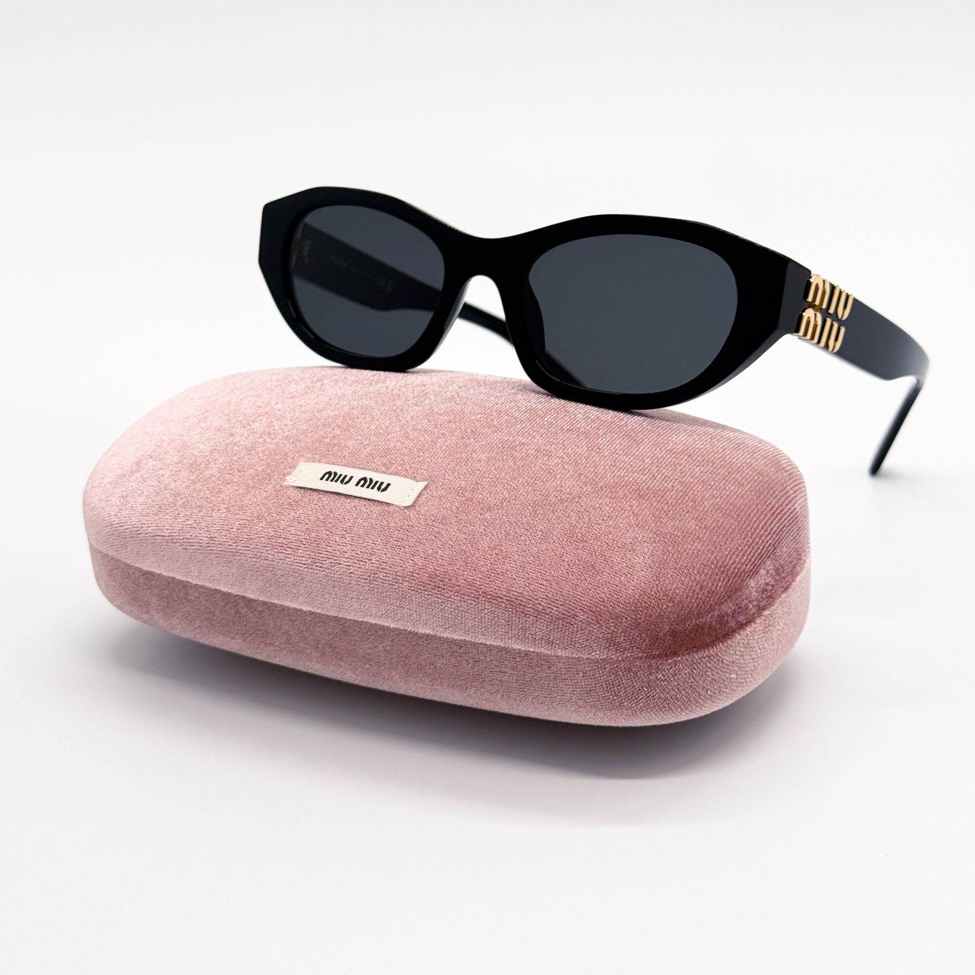 Miu Miu NEW MIU MIU SUNGLASSES MUA03S 16K08Z BLACK MU A03S, SMU A03 Size ONE SIZE - 1 Thumbnail