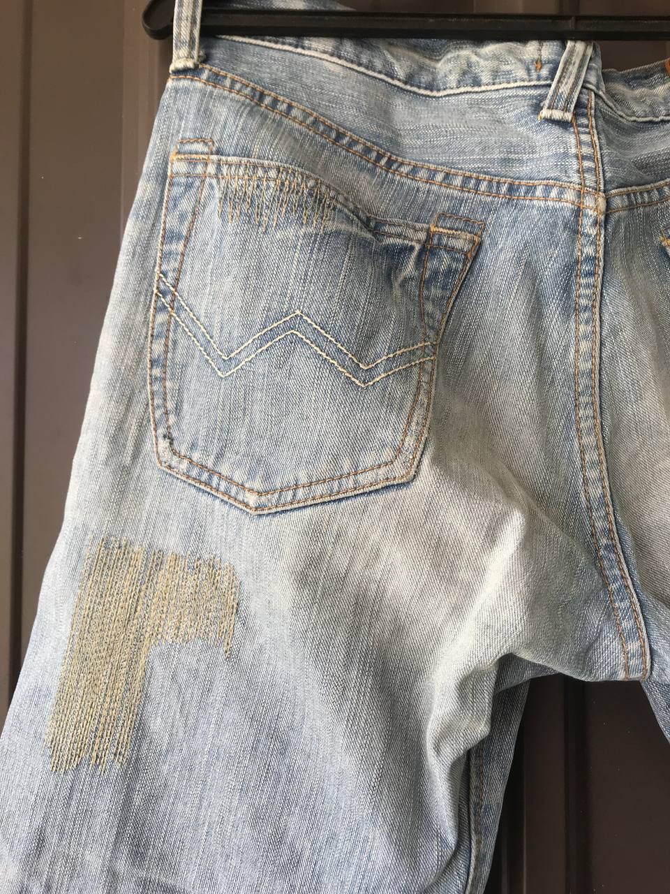 Japanese Brand Edwin Lot 403XV Wash Patchwork Denim Kapital Inspired Size US 30 / EU 46 - 6 Thumbnail