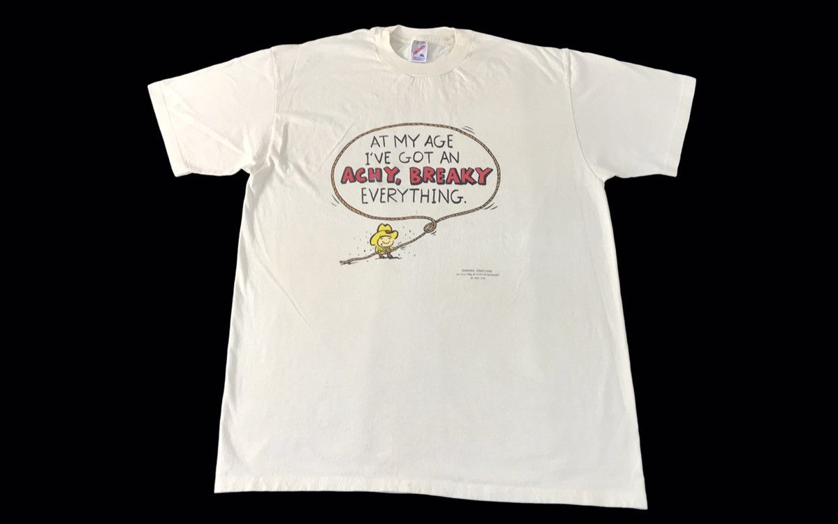 Vintage Shoebox Greeting Division Of Hallmark Humor Tee Size US XL / EU 56 / 4 - 1 Thumbnail
